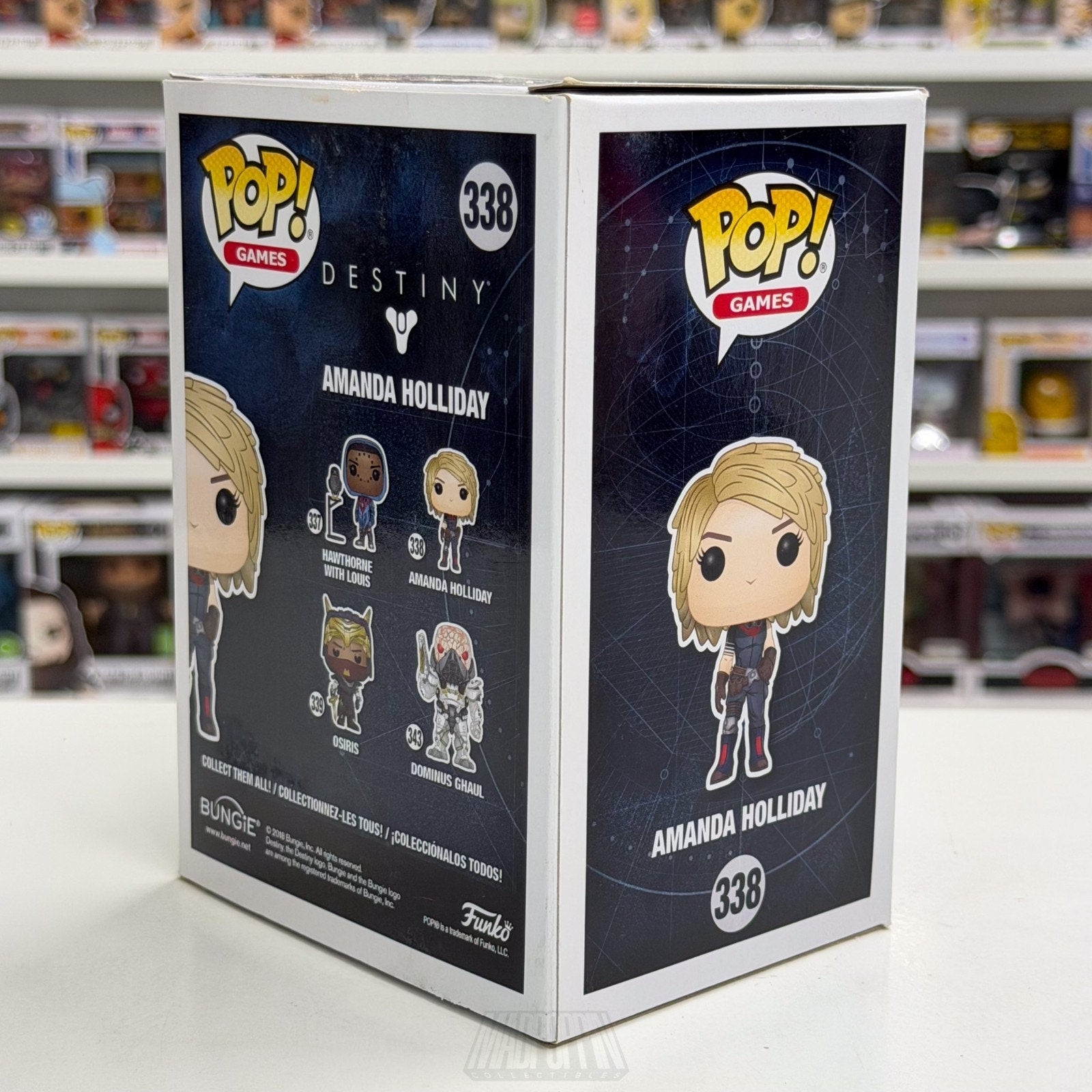 Funko Pop Games Destiny Amanda Holliday 338 Chief Shipwright NPC Vinyl Figure