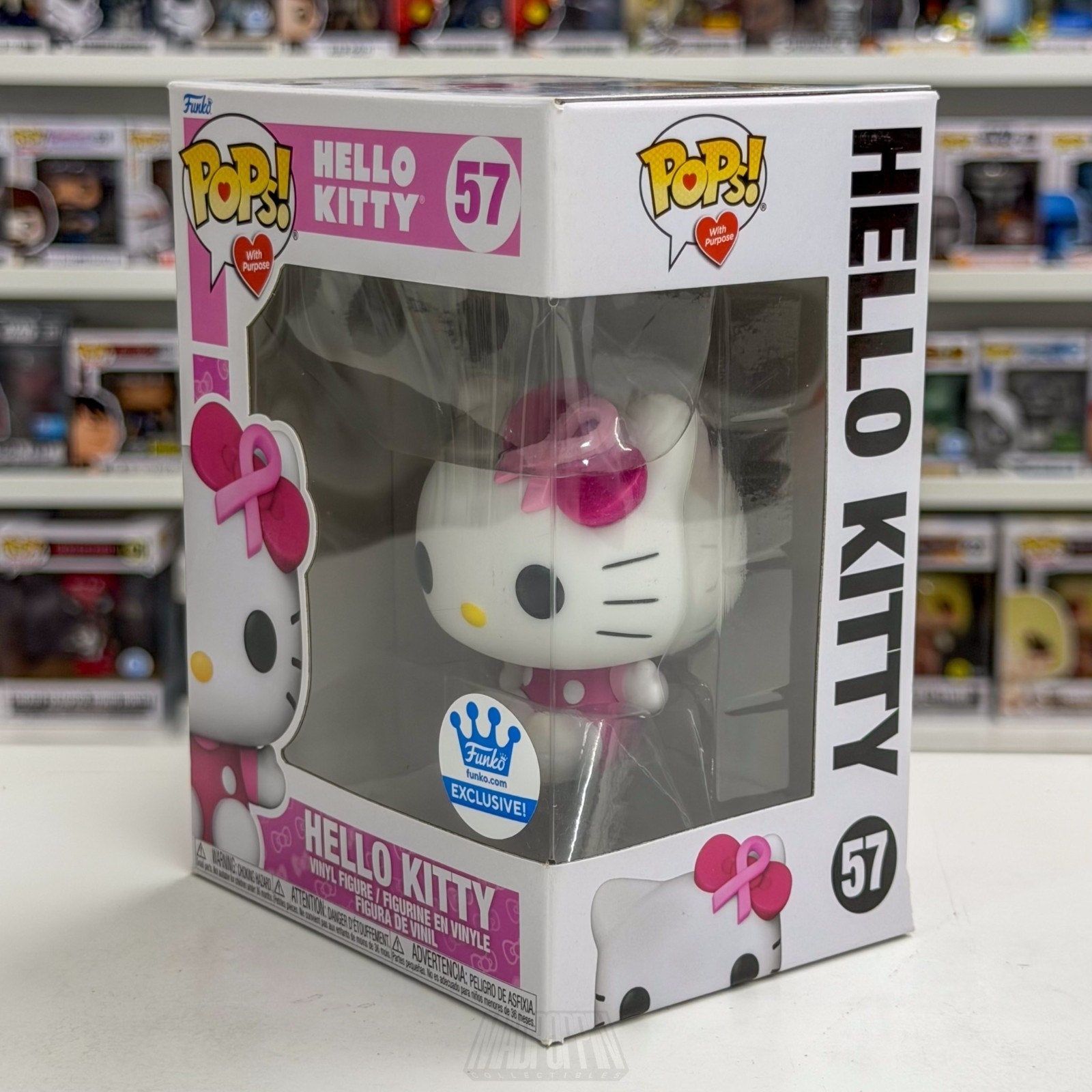 Funko Pop Sanrio Hello Kitty Exclusive 57 Kawaii Cute White Cat Toy Vinyl Figure