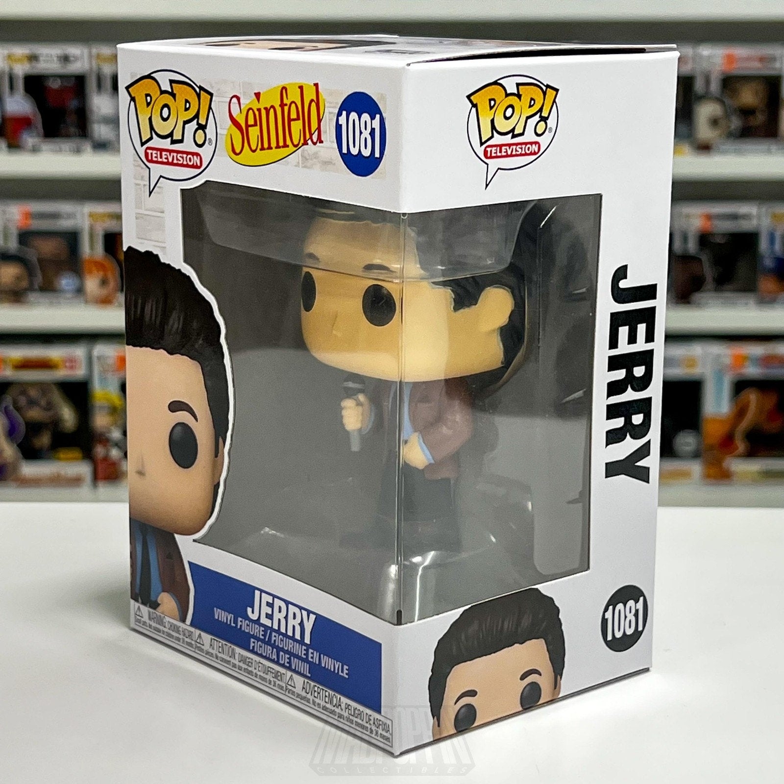 Funko Pop TV Seinfeld Jerry Doing Stand Up 1081 Comedy Sitcom Toy Vinyl Figure