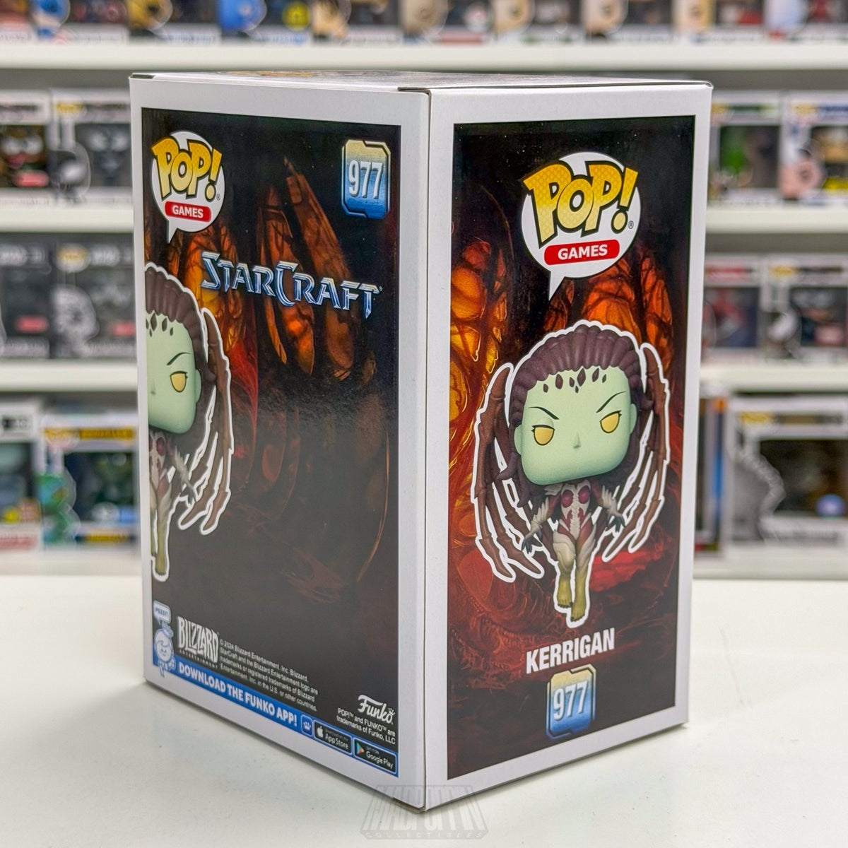 Funko Pop Video Games Starcraft Kerrigan GameStop 977 Blizzard Toy Vinyl Figure