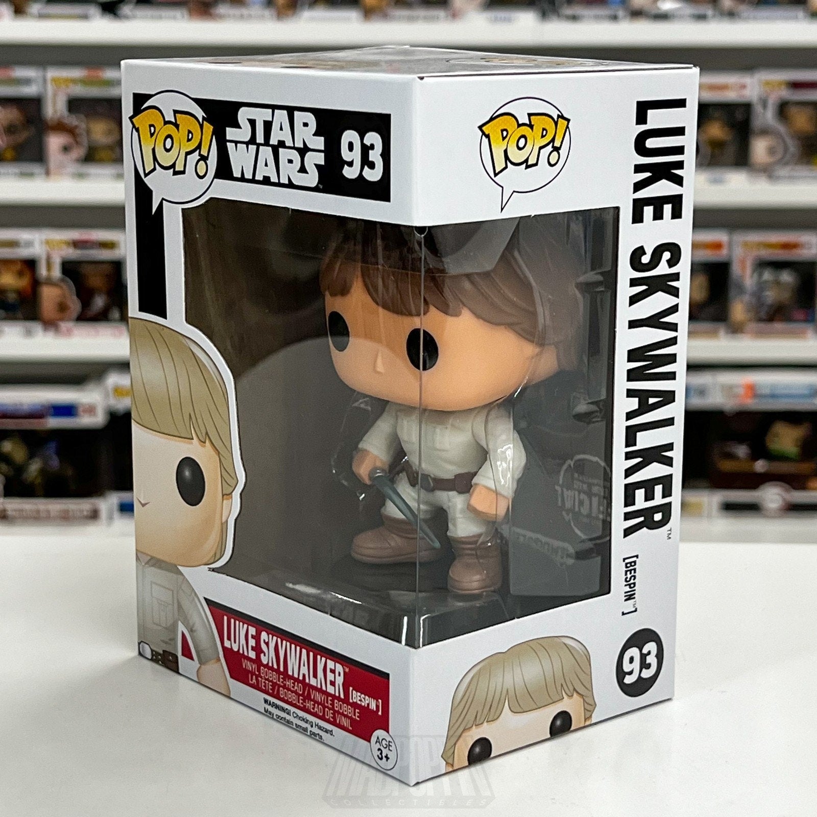 Funko Pop Star Wars Luke Skywalker Bespin 93 Jedi Knight Lightsaber Vinyl Figure