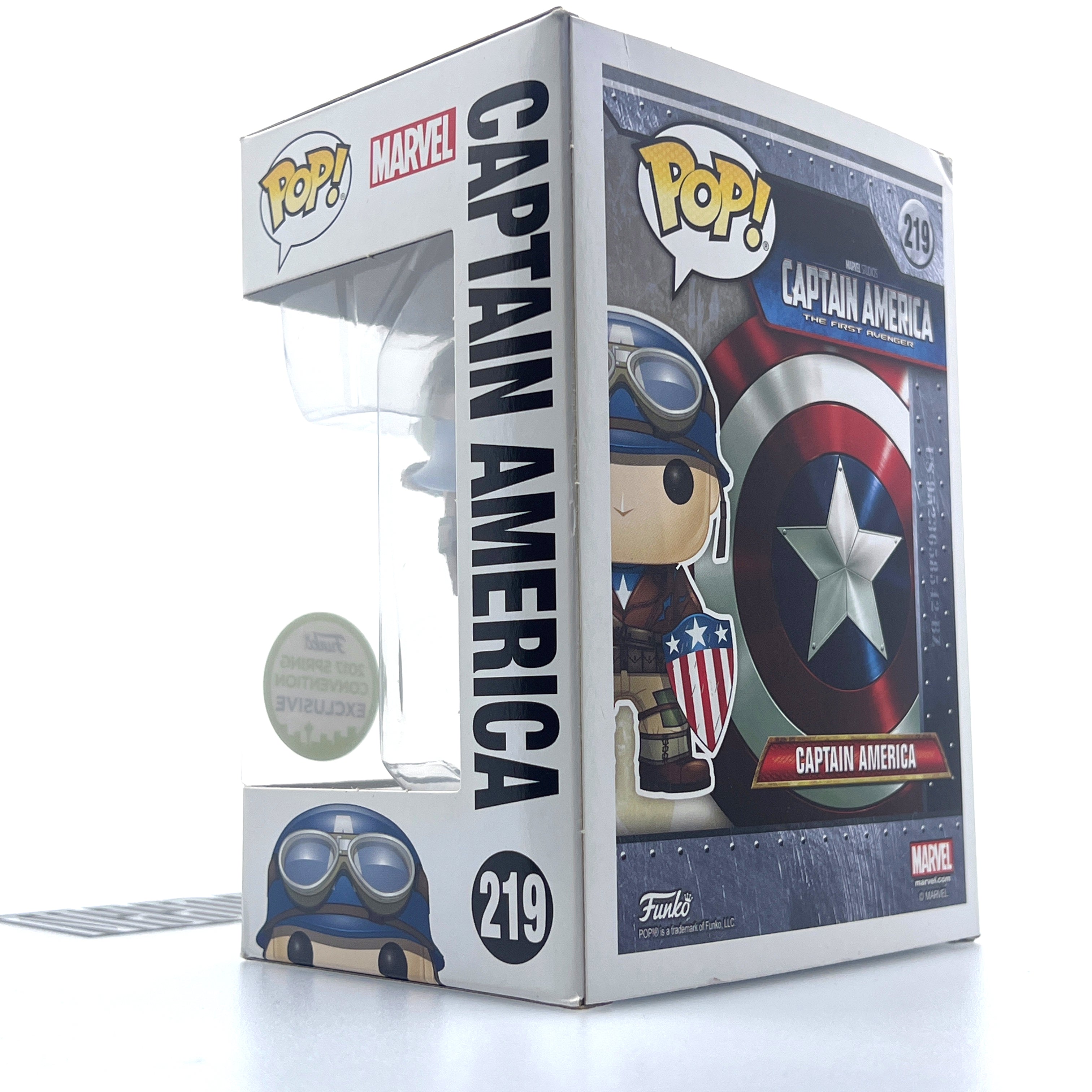 Funko Pop Marvel Captain America The First Avenger WWII Spring Con ECCC 219
