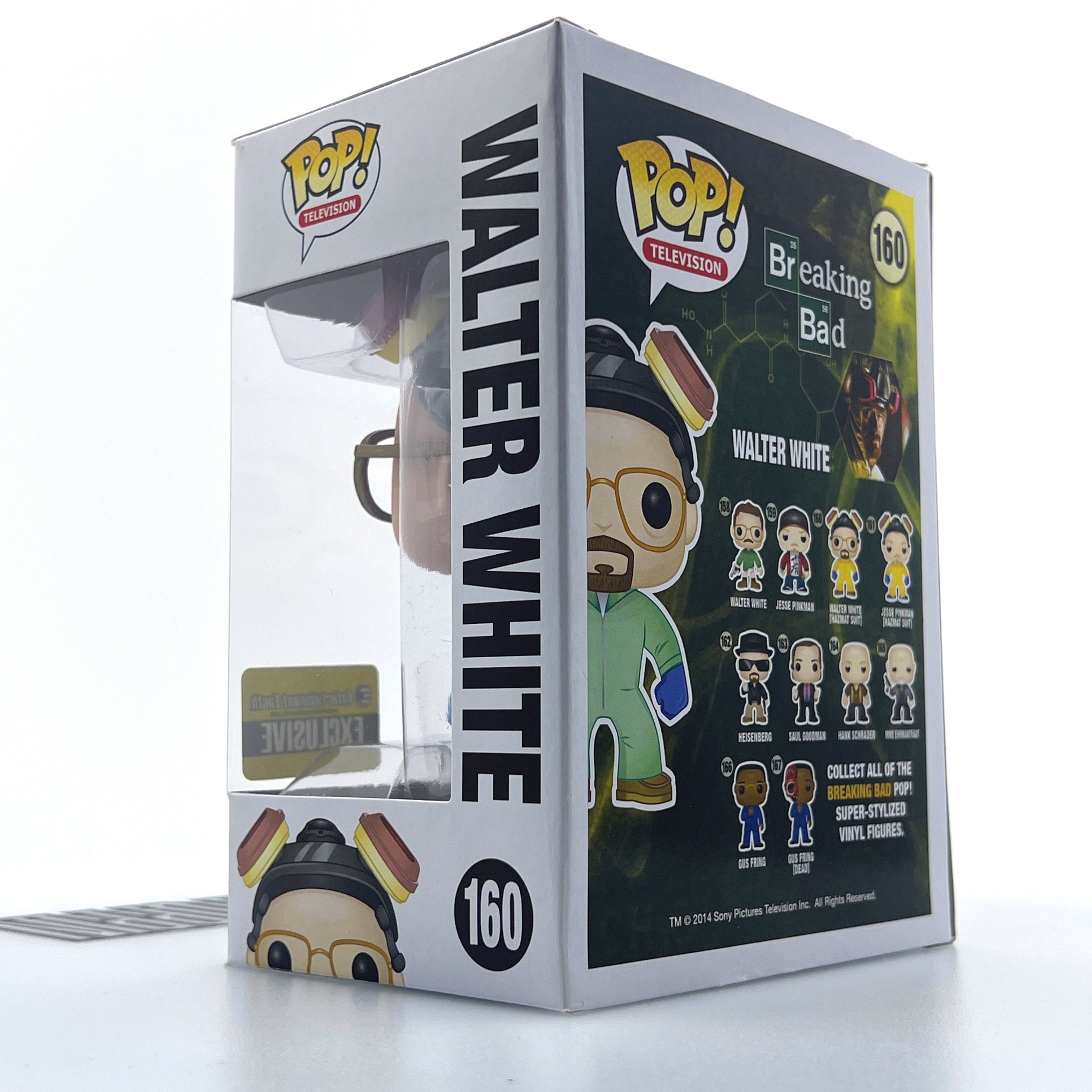 Funko Pop TV Breaking Bad Walter White Haz Mat Suit Green Entertainment Earth 160