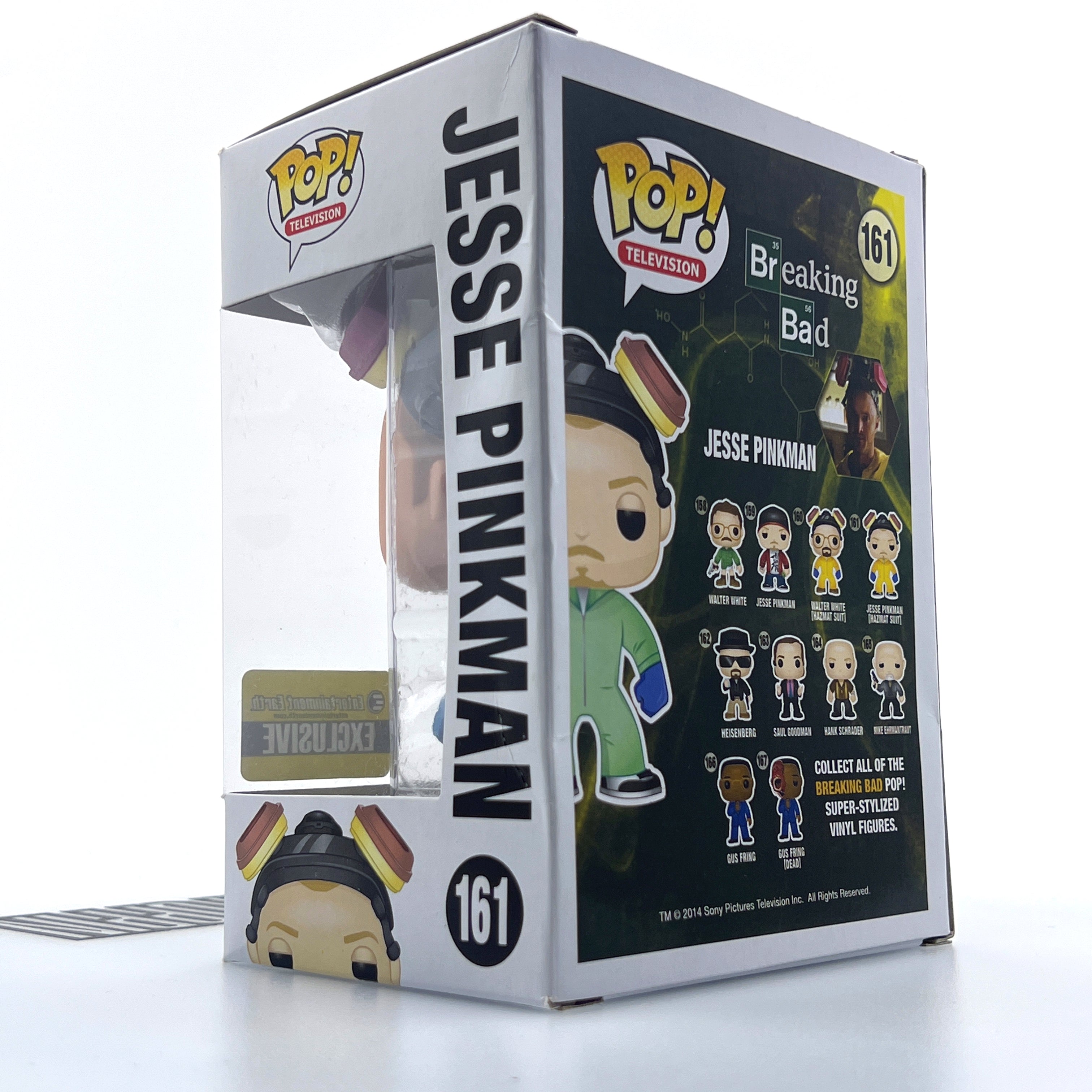 Funko Pop TV Breaking Bad Jesse Pinkman Haz Mat Suit Green Entertainment Earth 161