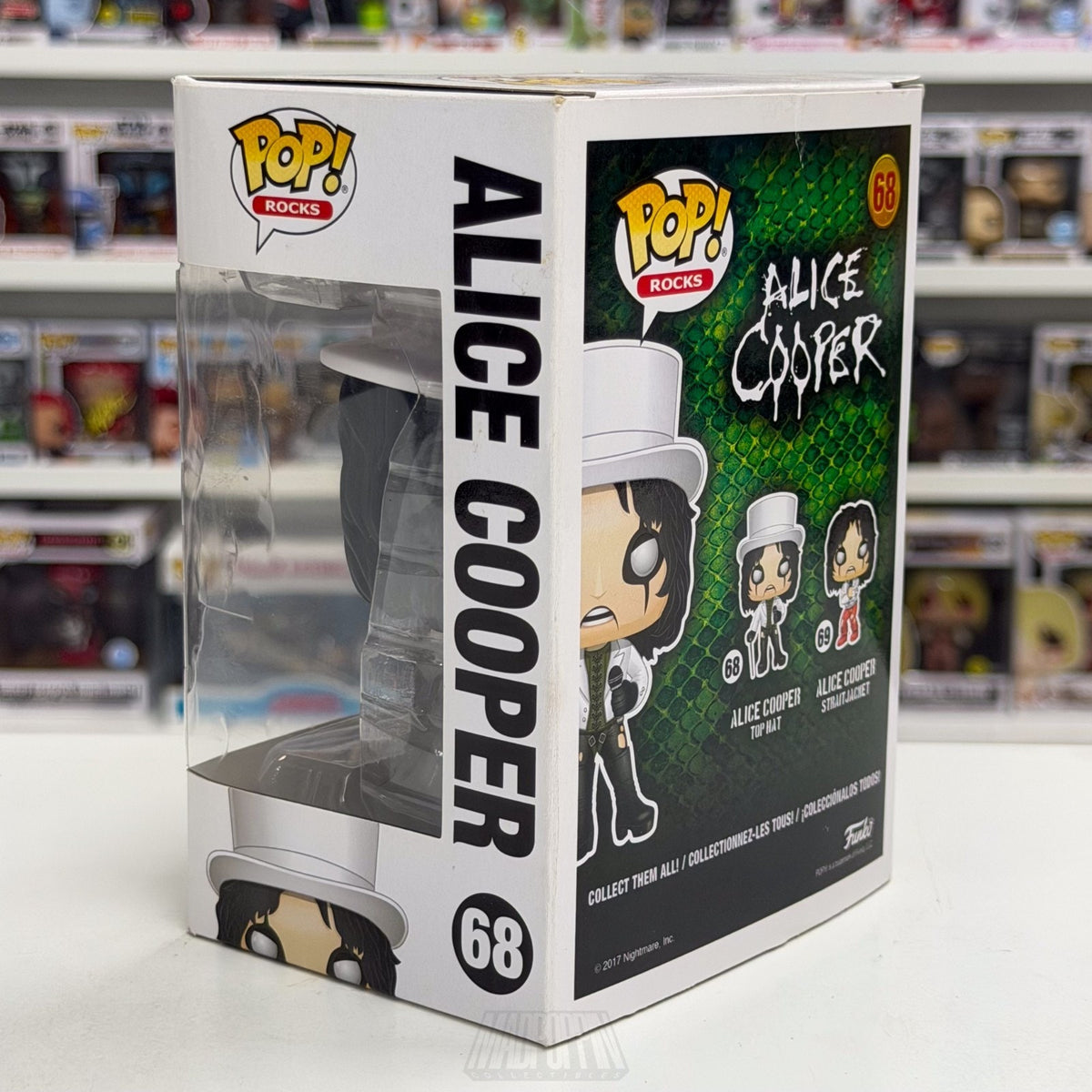 Funko Pop Rocks Alice Cooper 68 Music Hard Shock Glam Heavy Metal Vinyl Figure