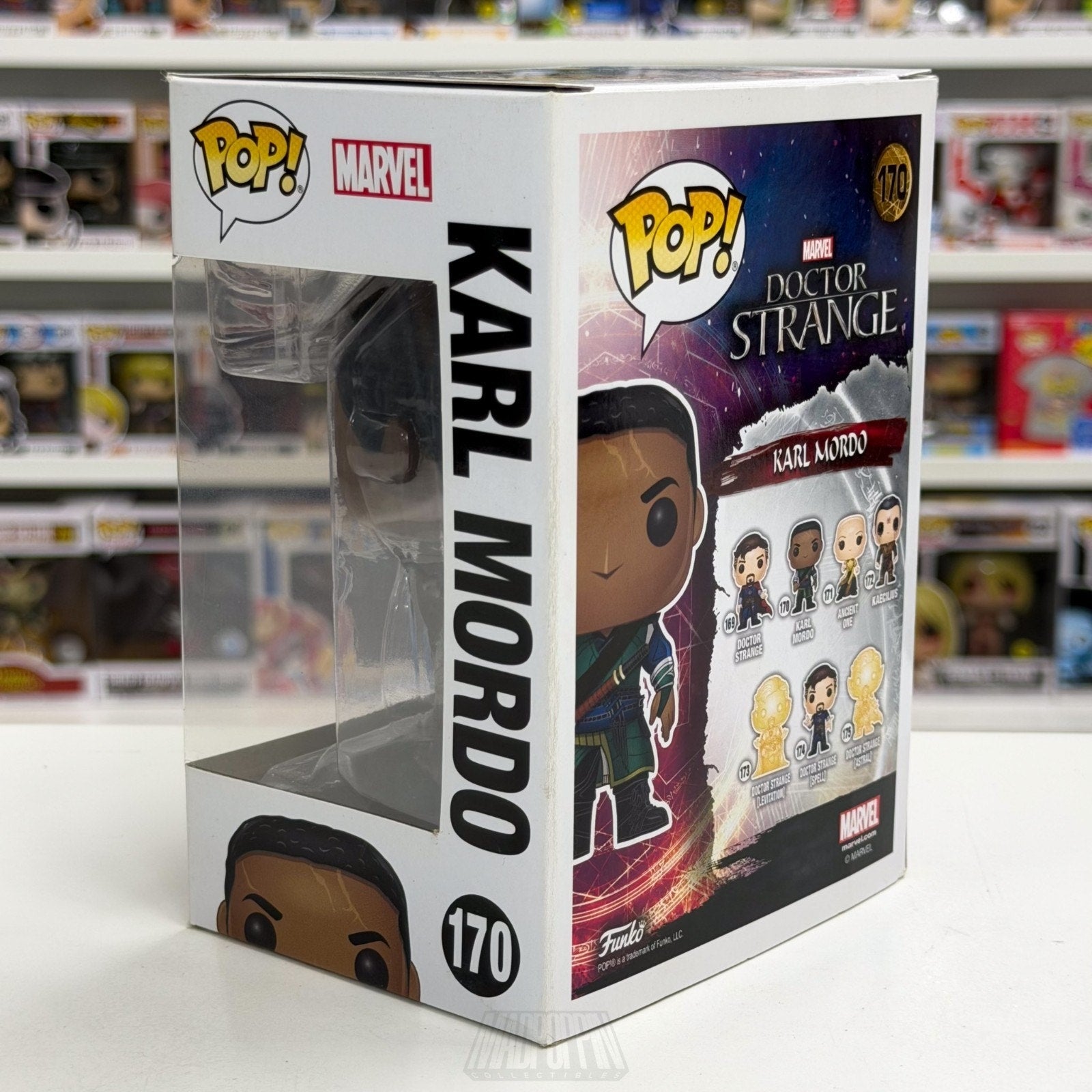 Funko Pop Marvel Doctor Strange Karl Mordo 170 Masters Mystic Arts Vinyl Figure