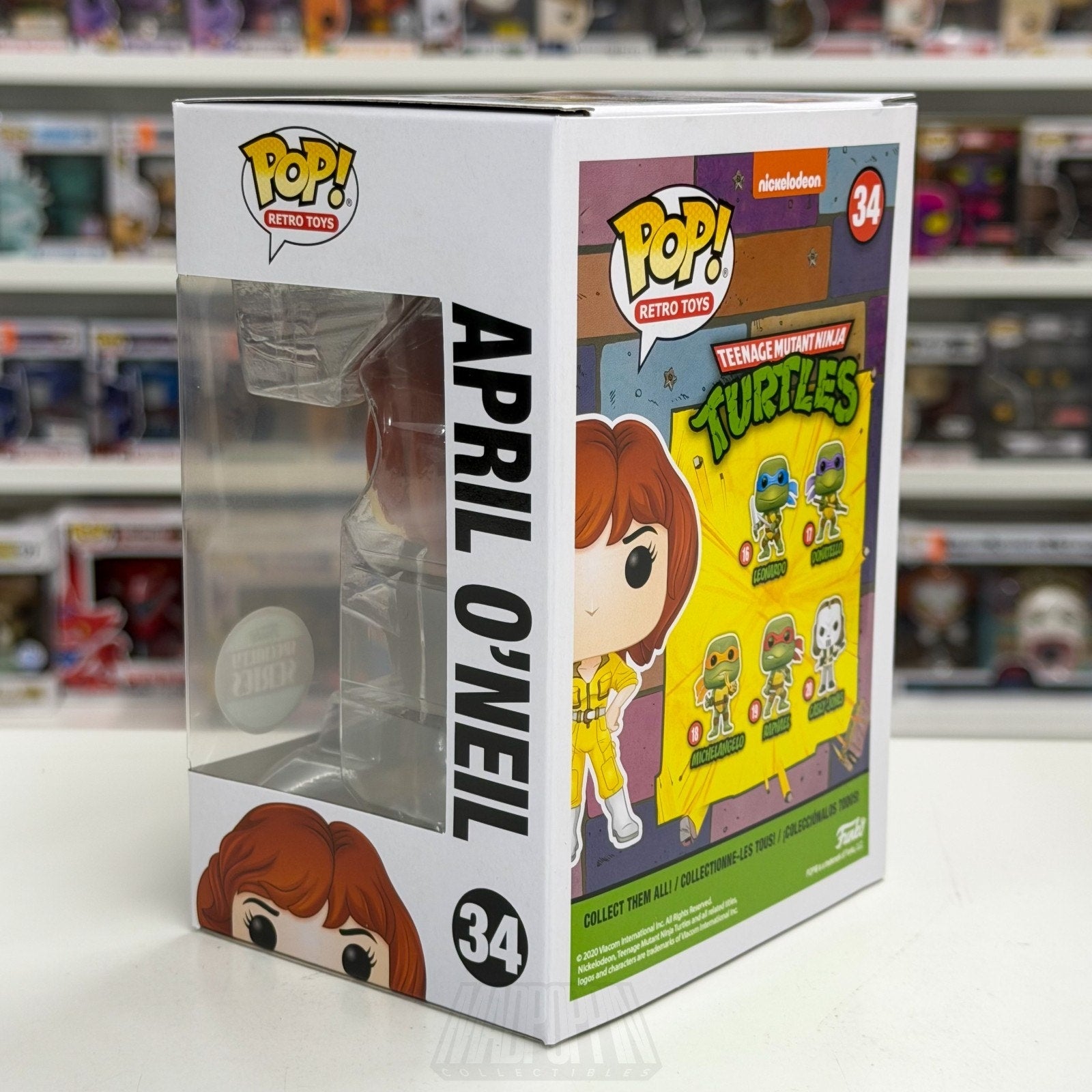 Funko Pop Retro Toys TMNT Turtles April O'Neil Specialty Series 34 Vinyl Figure