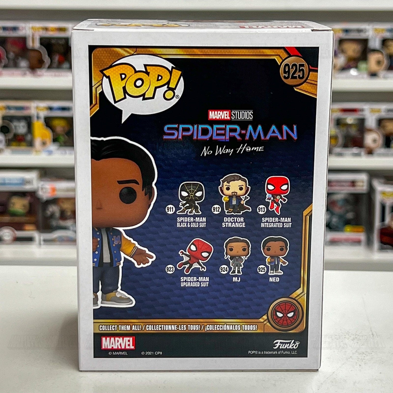 Funko Pop Marvel Spider-Man No Way Home Ned Leeds 925 Peter Parker Toy Figure