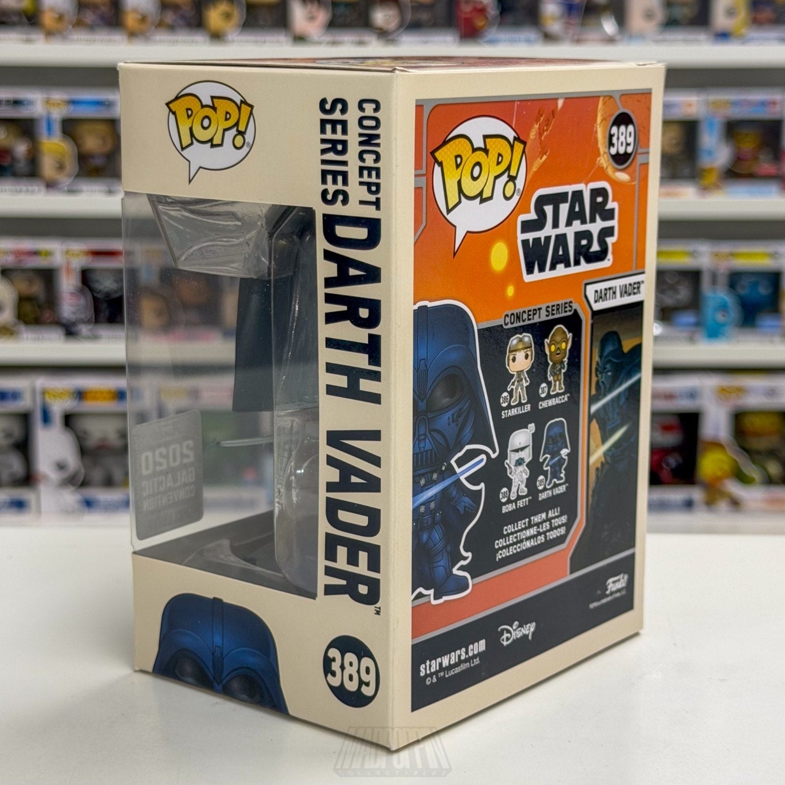 Funko Pop Star Wars Darth Vader Concept Series Galactic Con 389 Toy Vinyl Figure
