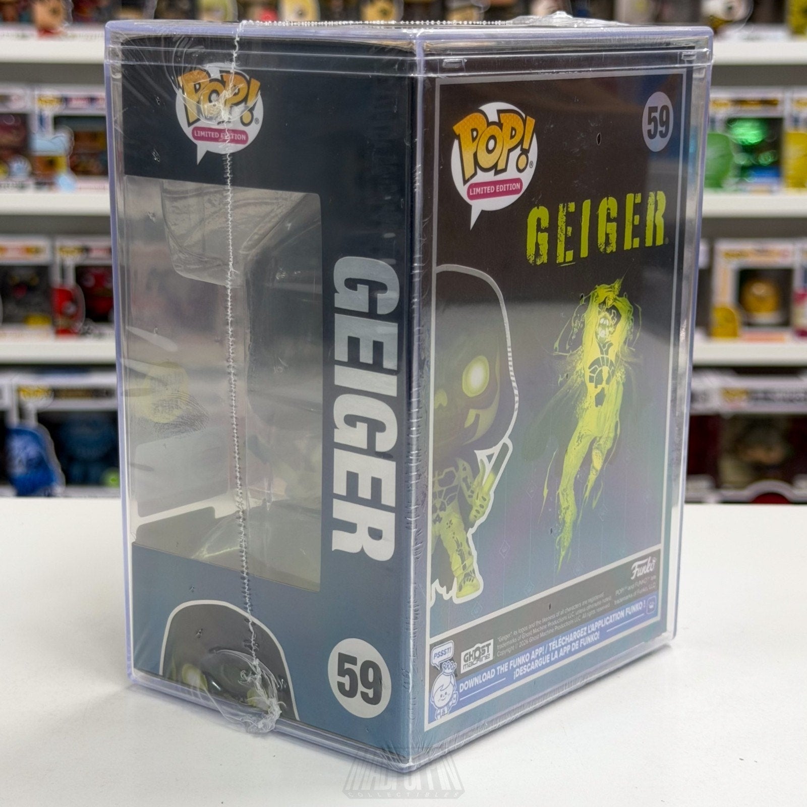 Funko Pop Comics Tariq Geiger Glow 59 LE 1000 PCS SDCC 2026 Toy CON STICKER