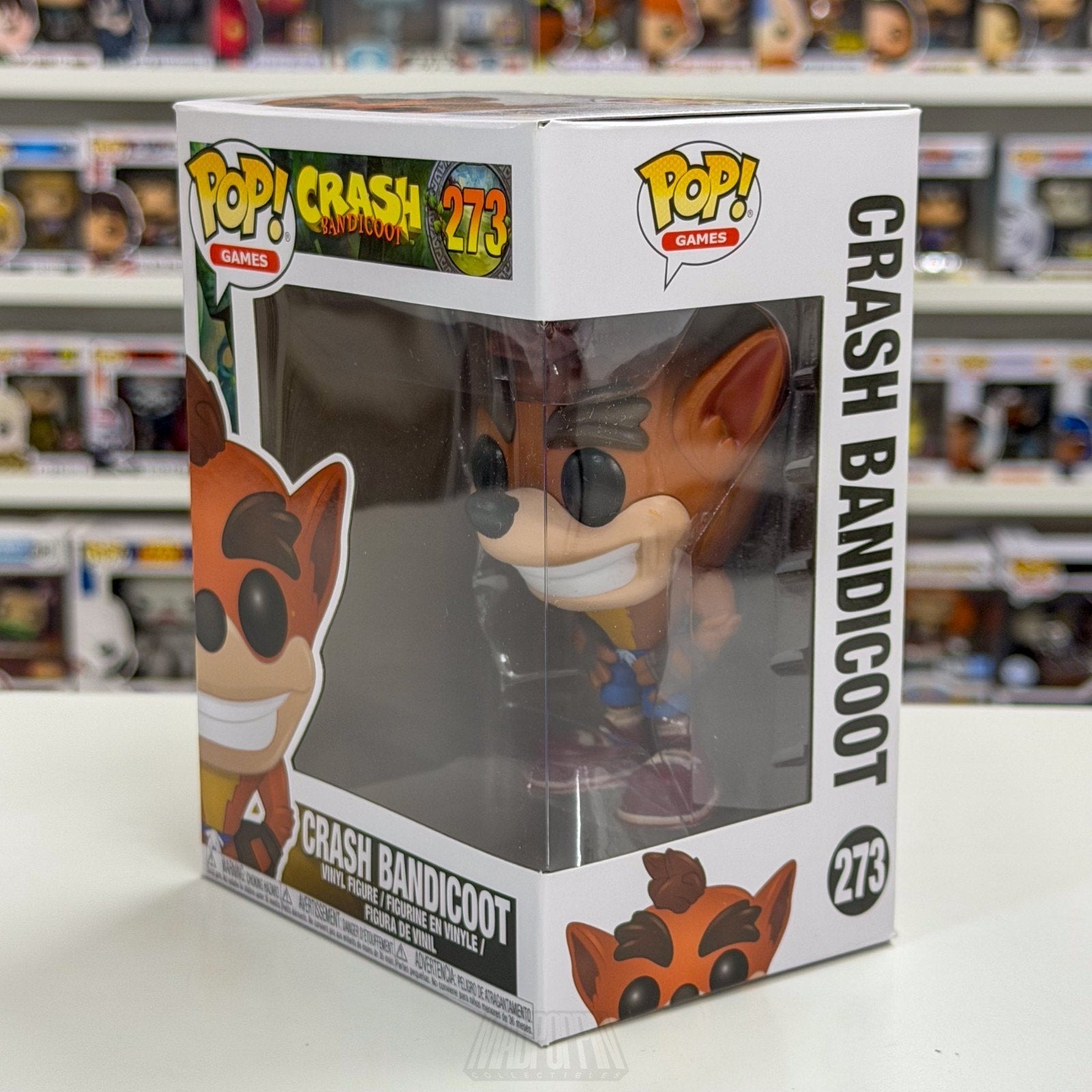 Funko Pop Video Games Crash Bandicoot 273 Vaulted Rare Playstation Vinyl Figure