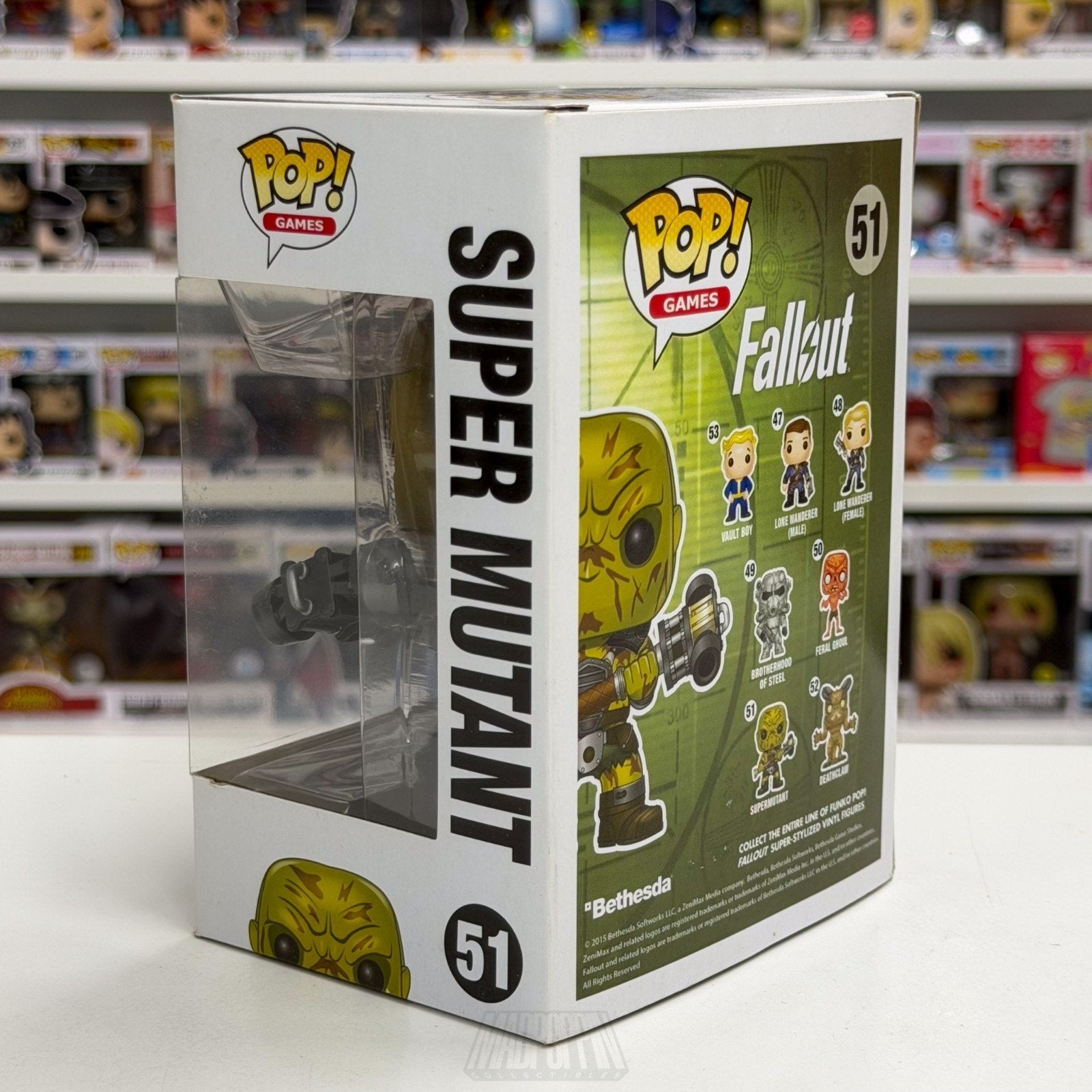 Funko Pop Games Fallout Super Mutant 51 Post-Apocalyptic Humanoid Vinyl Figure