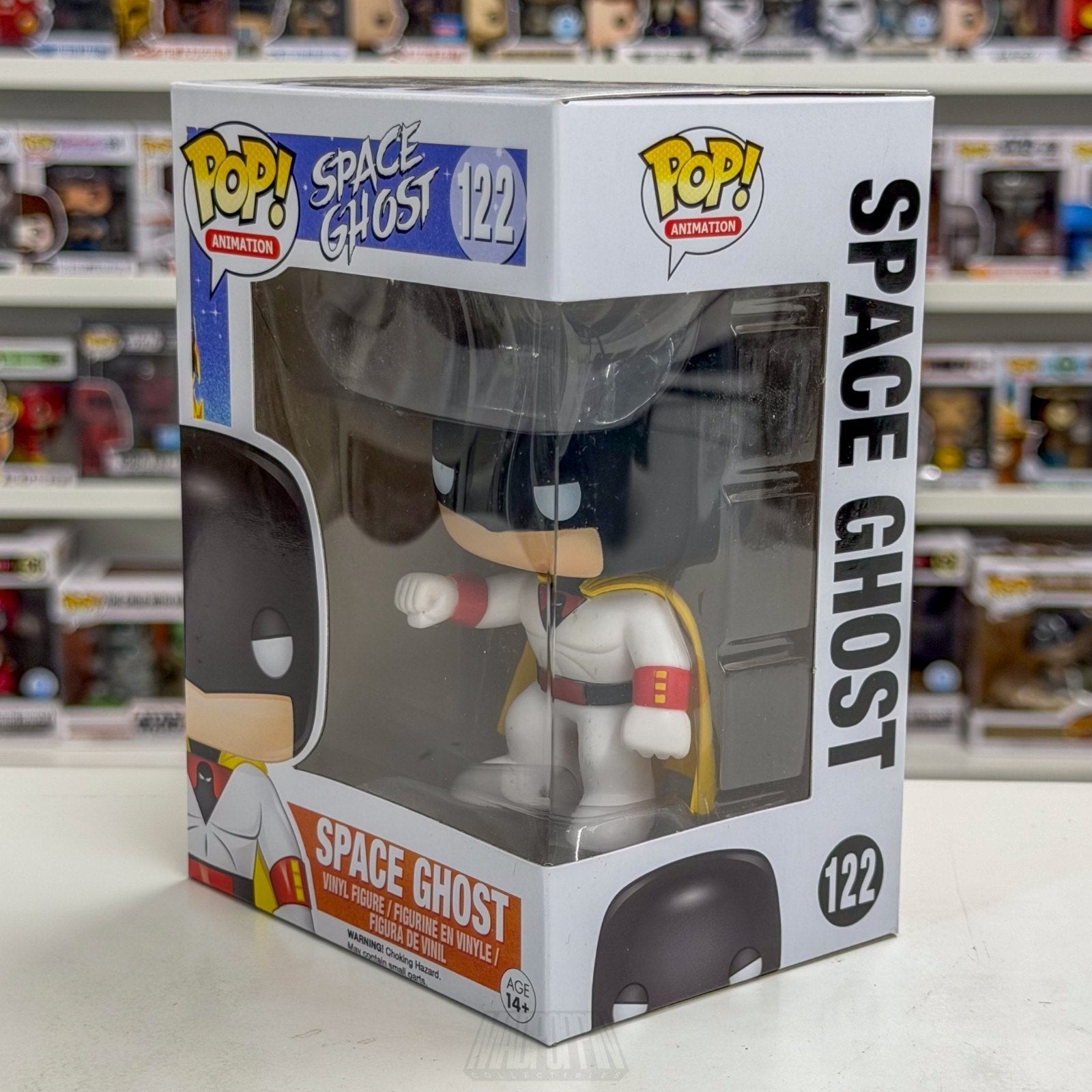 Funko Pop Animation Hanna-Barbera Space Ghost 122 Vaulted Superhero Vinyl Figure