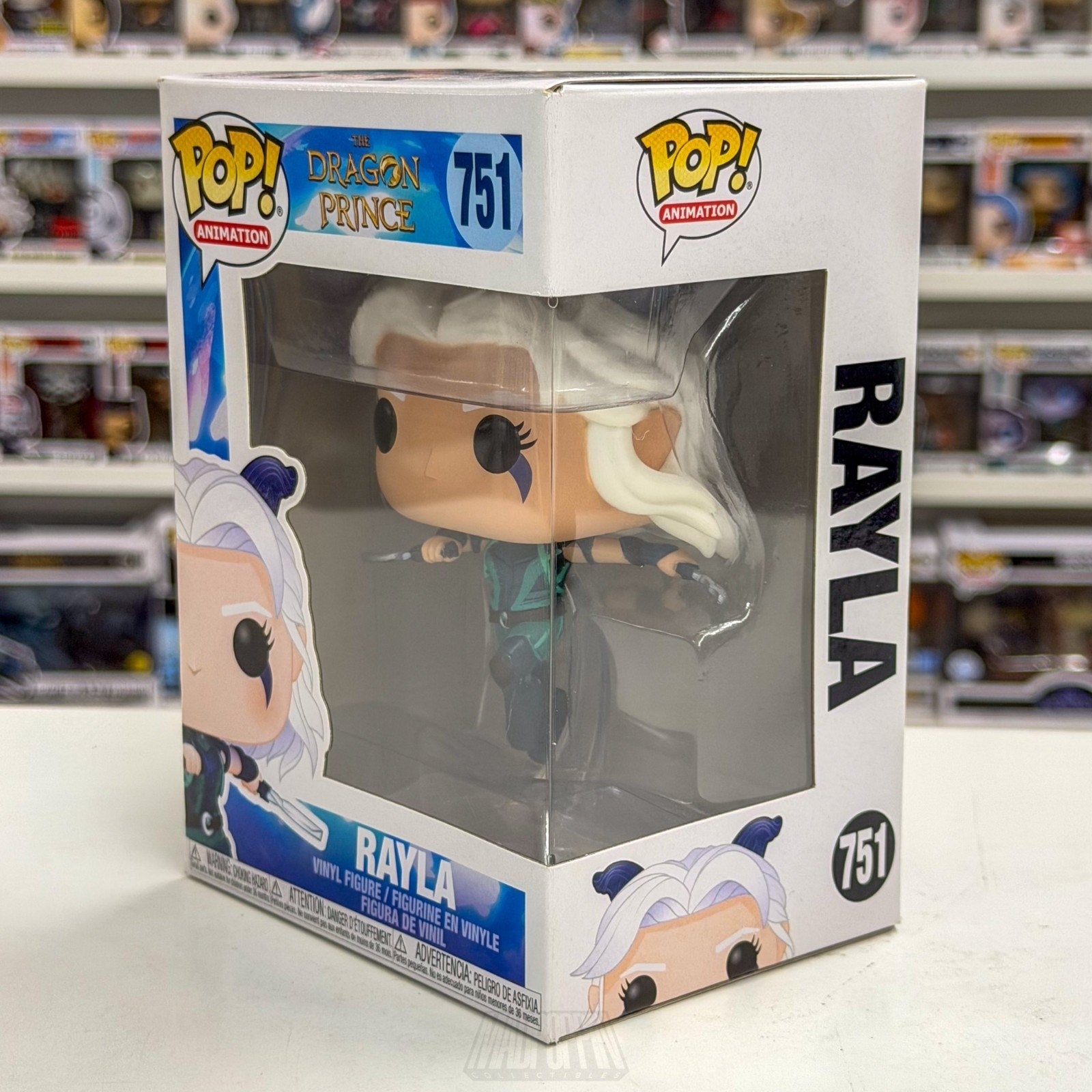 Funko Pop Animation The Dragon Prince Rayla 751 Netflix Fantasy Toy Vinyl Figure