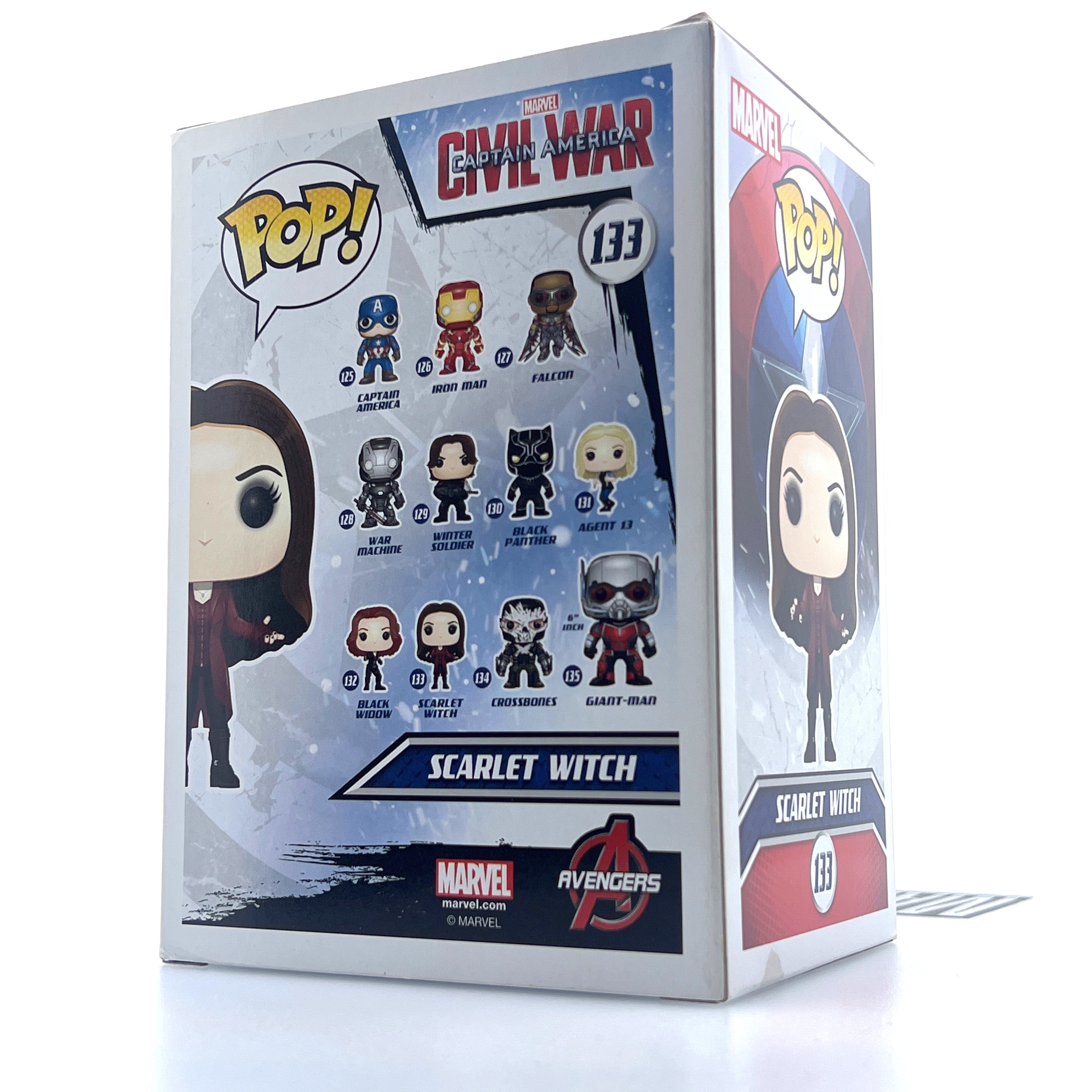 Funko Pop Marvel Captain America Civil War Scarlet Witch Vaulted 133