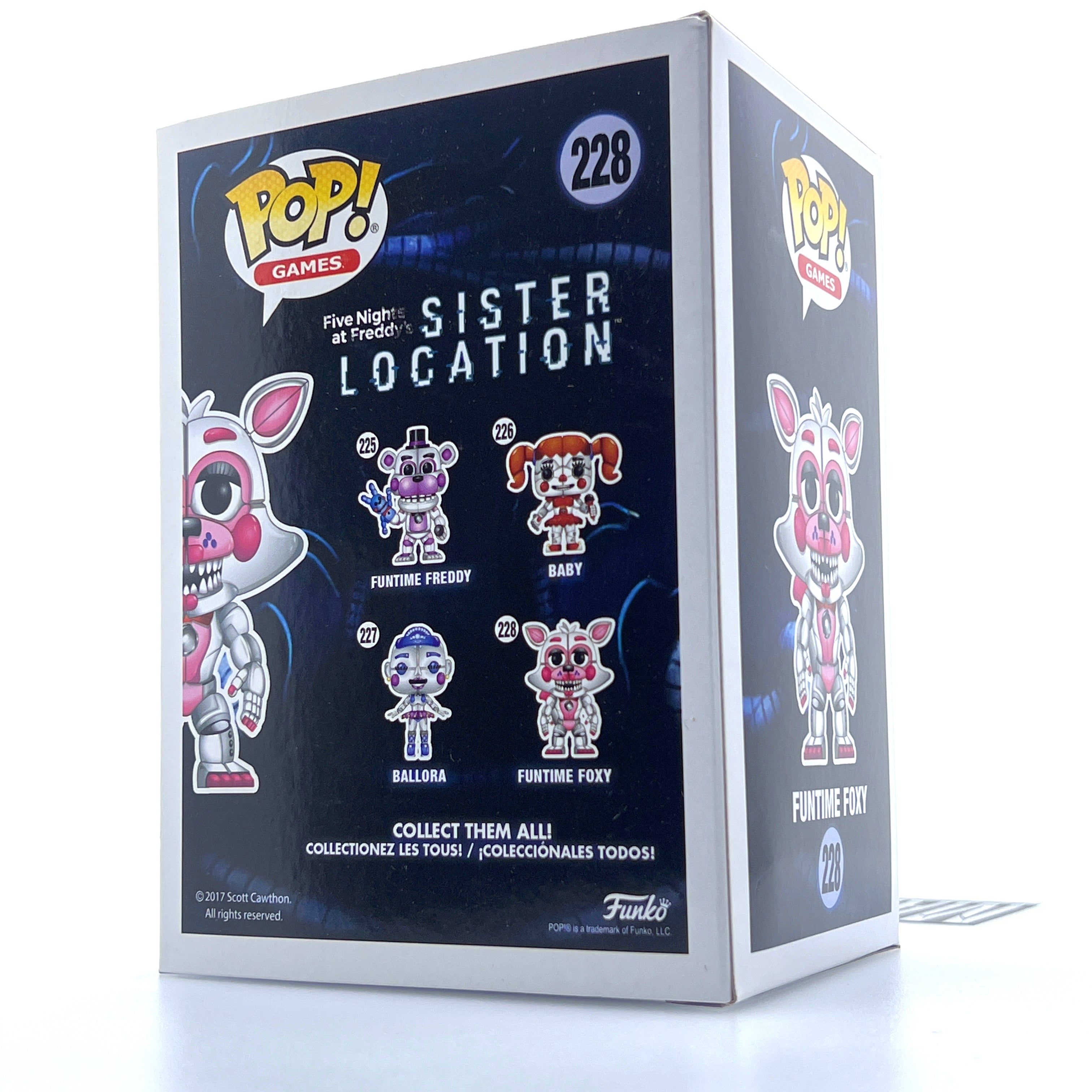 Funko Pop Games Five Nights at Freddy's Sister Location Funtime Foxy Vaulted 228