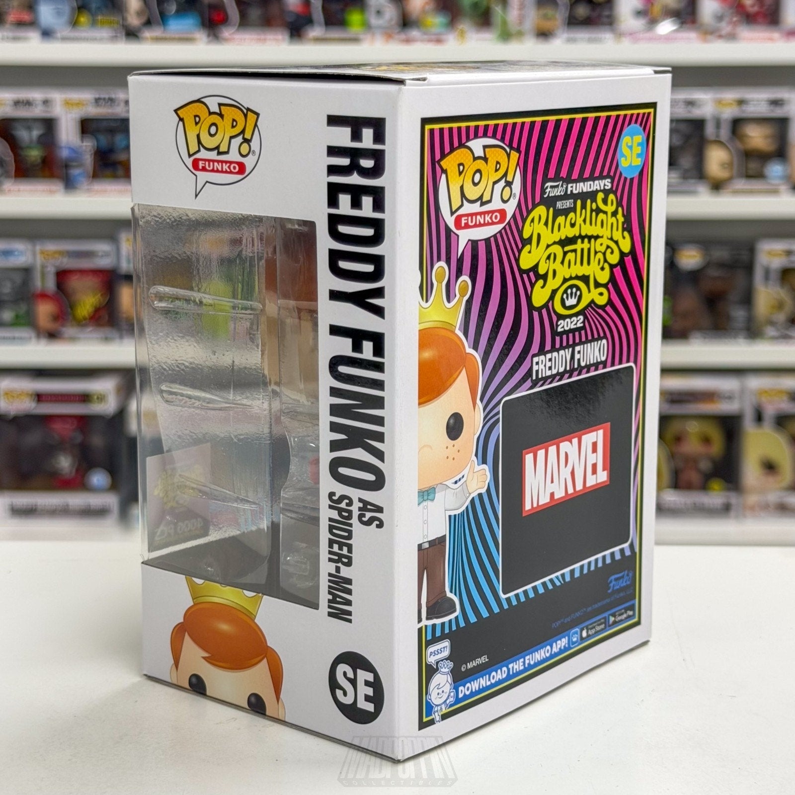 Funko Pop Fundays Blacklight Battle Spider-Man LE 4000 SE Marvel Vinyl Figure