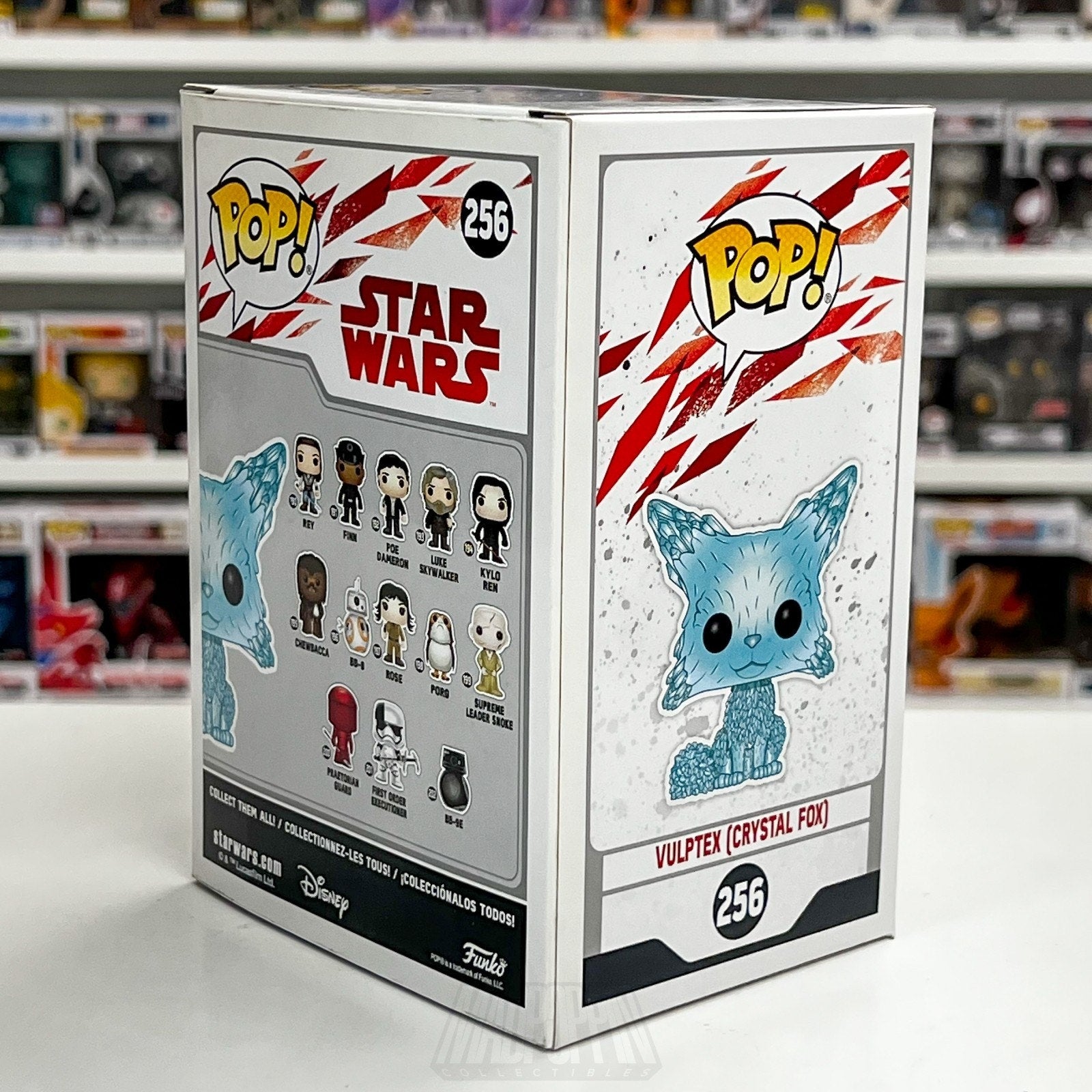 Funko Pop Star Wars Episode 8 The Last Jedi Vulptex Crystal Fox 256 Vinyl Figure