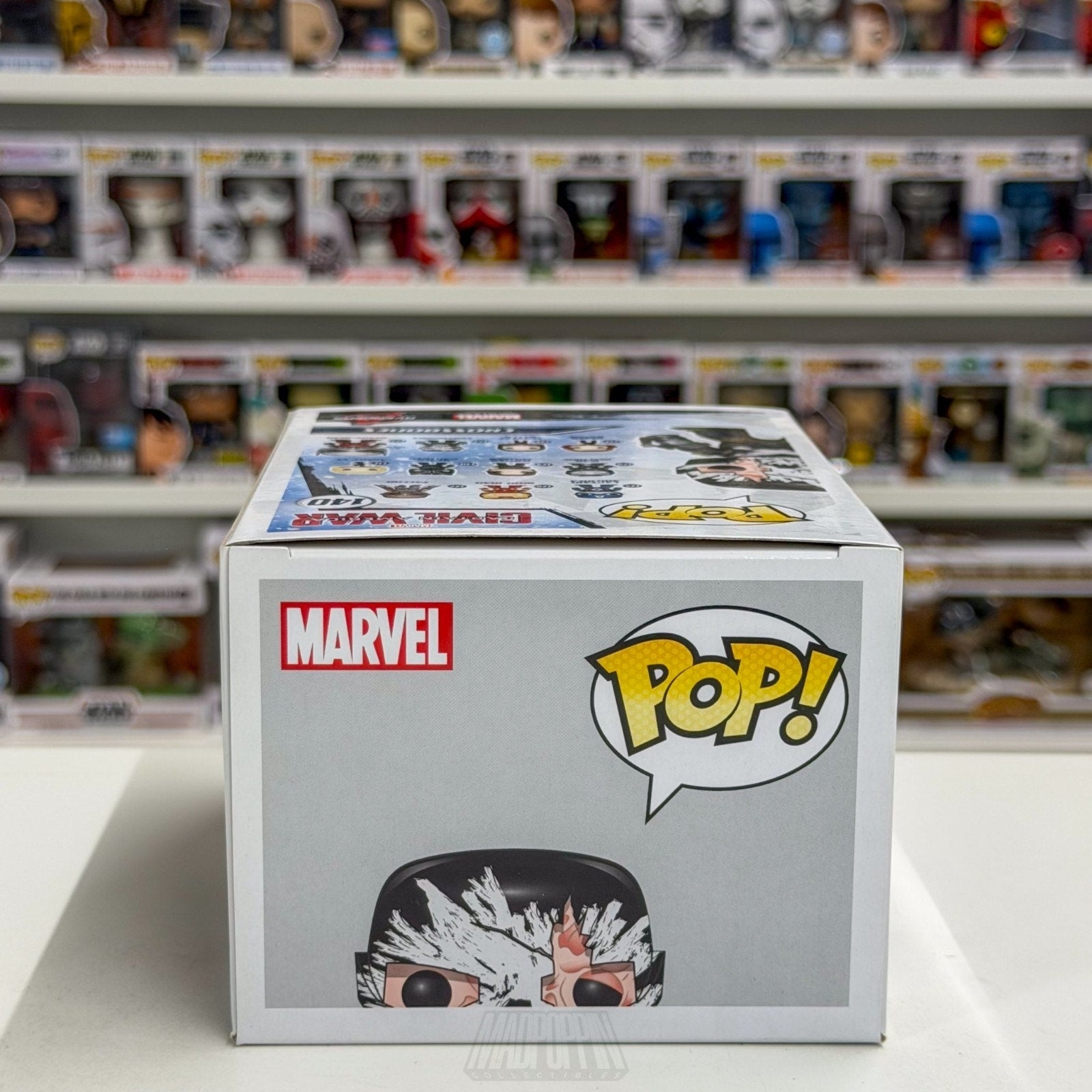 Funko Pop Marvel Civil War Crossbones Battle Damage Target 140 Toy Vinyl Figure