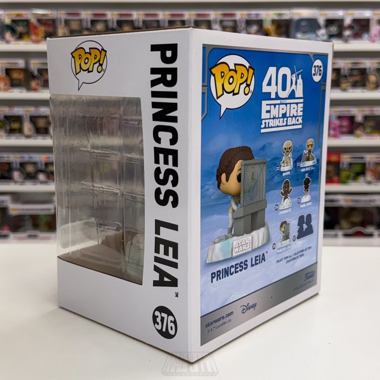Funko Pop Star Wars Battle Echo Base Princess Leia Amazon 376 ESB Vinyl Figure