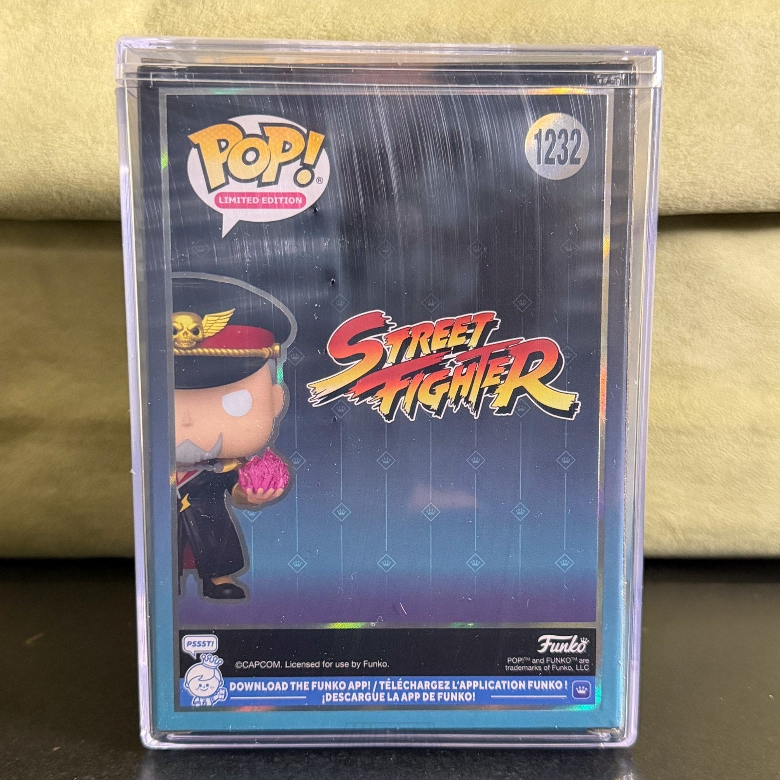 Funko Pop Street Fighter M. Bison Glow 1232 LE 1500 SDCC 2026 LEGENDARY Figure