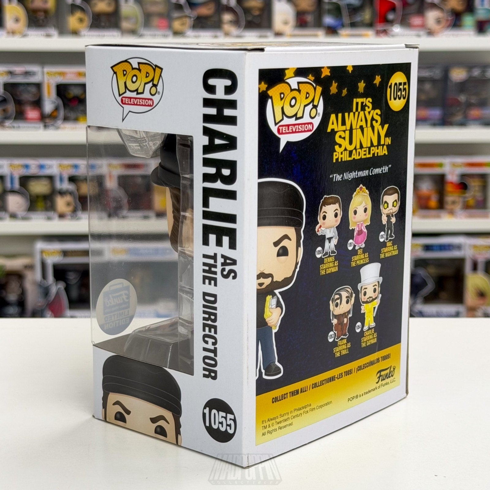 Funko Pop TV It's Always Sunny Philadelphia Charlie Director 1055 Vinyl Figure