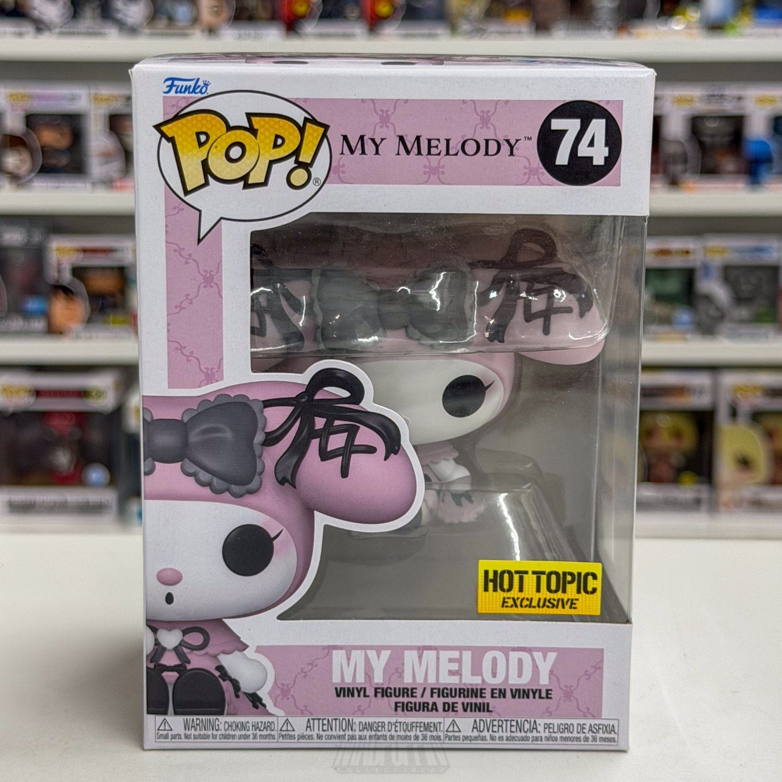 Funko Pop Sanrio My Melody Lolita Hot Topic 74 Kawaii Cute Rabbit Vinyl Figure