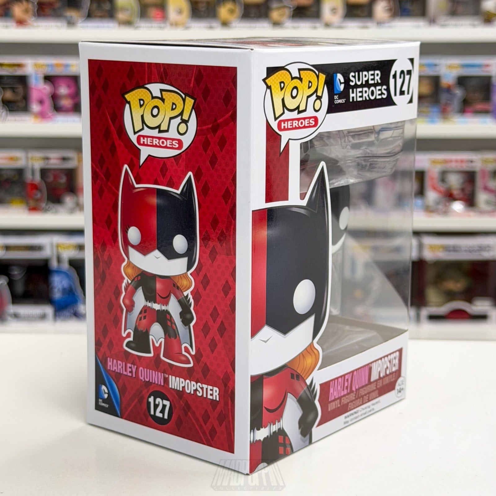 Funko Pop DC Super Heroes Harley Quinn Impopster Batman 127 Toy Vinyl Figure