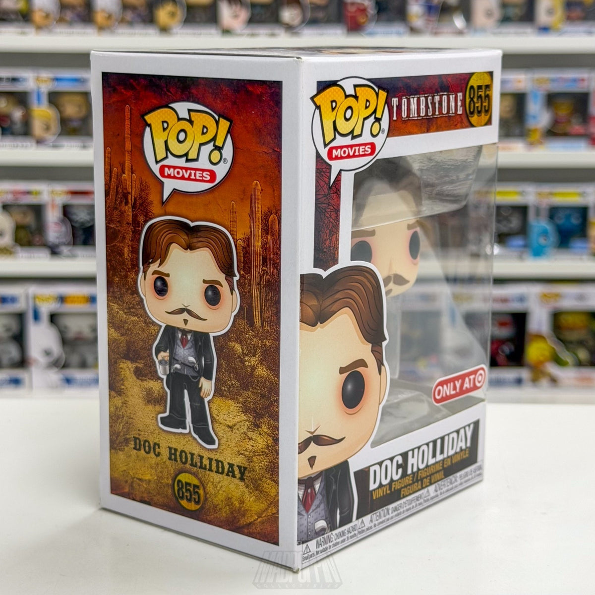 Funko Pop Movies Tombstone Doc Holliday w/Cup Target 855 Western Vinyl Figure