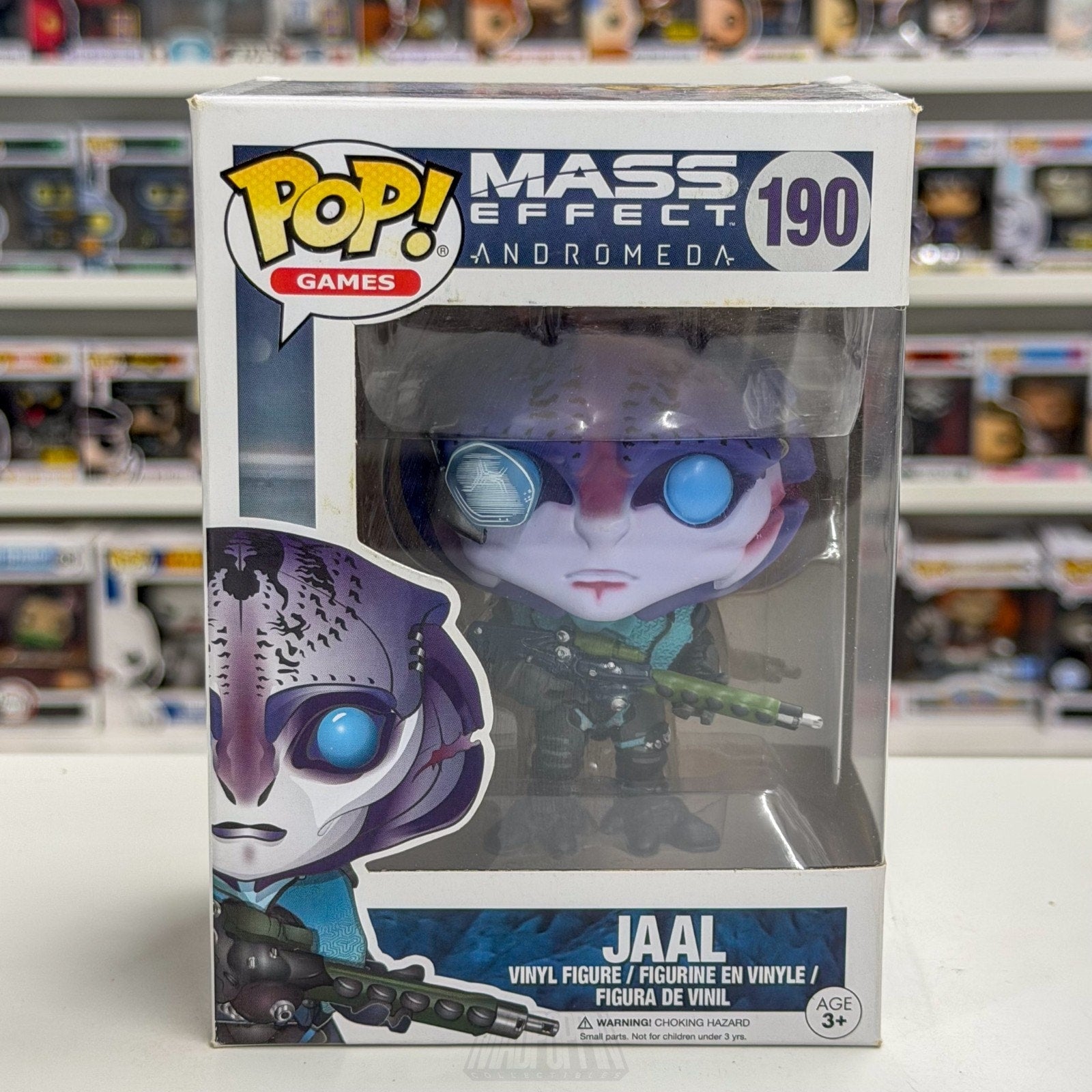 Funko Pop Video Games Mass Effect Andromeda Jaal 190 Action Sci-Fi Vinyl Figure