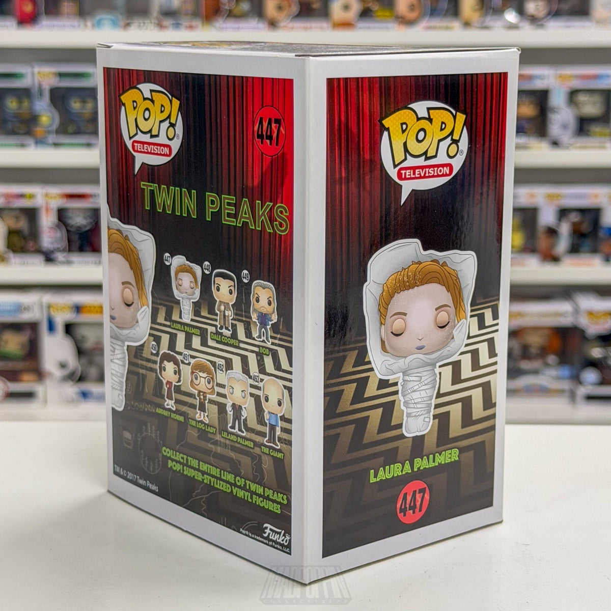 Funko Pop TV Twin Peaks Laura Palmer Wrapped Plastic 447 Vaulted Rare Toy Figure