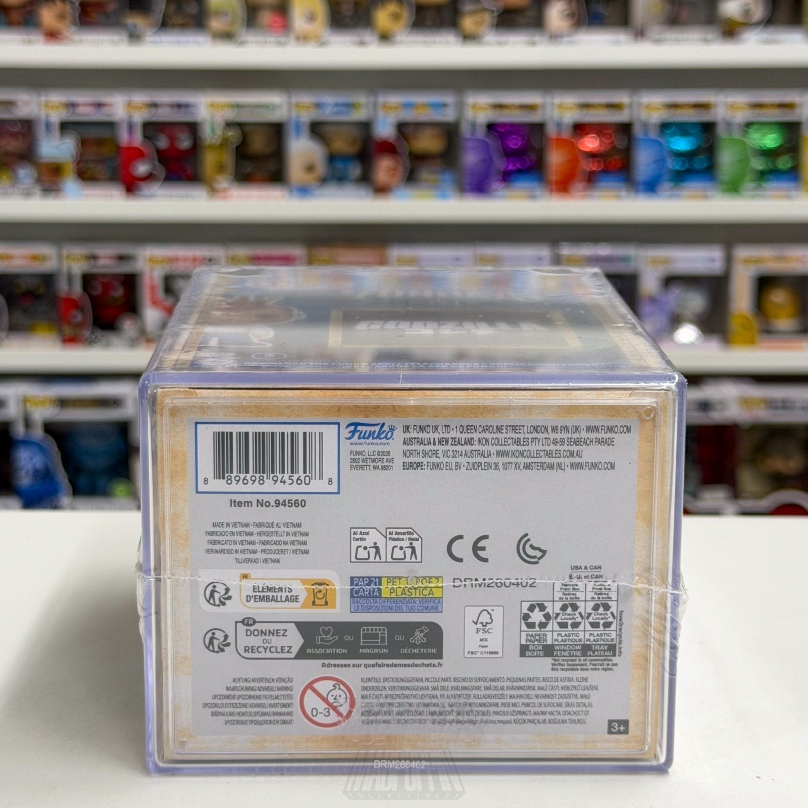 Funko Pop Fundays Freddy Godzilla Sketch SE Quest Grail SDCC 2026 CON STICKER