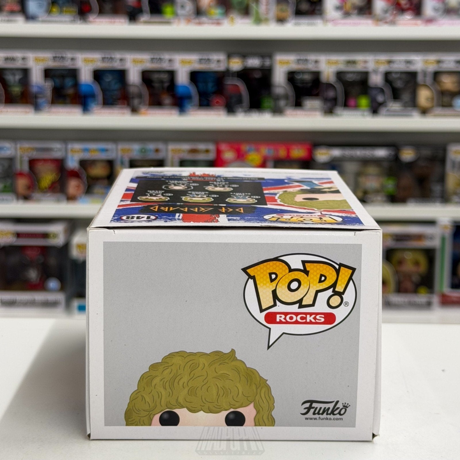 Funko Pop Rocks Def Leppard Rick Savage 148 English Glam Metal Band Vinyl Figure