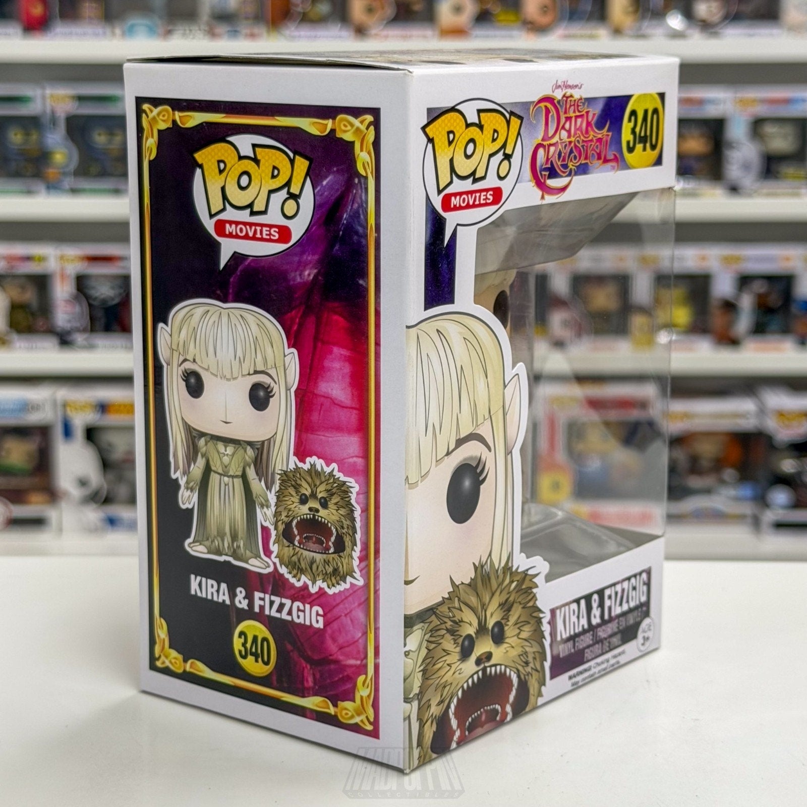 Funko Pop Movies Dark Crystal Kira & Fizzgig 340 Vaulted Rare Toy Vinyl Figure