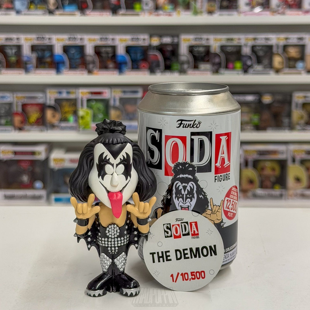Funko Soda Kiss The Demon Band Rock & Roll Metal Limited Edition Vinyl Figure