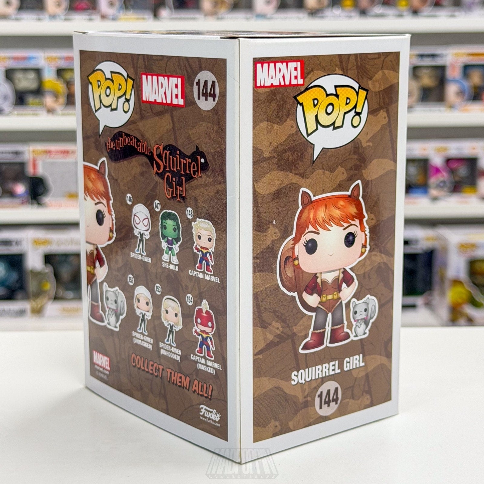 Funko Pop Marvel Collector Corps Squirrel Girl Doreen Green 144 Toy Vinyl Figure