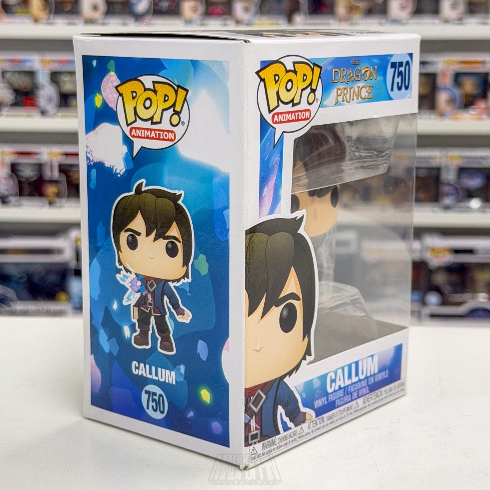 Funko Pop Animation The Dragon Prince Callum 750 Netflix Fantasy Vinyl Figure