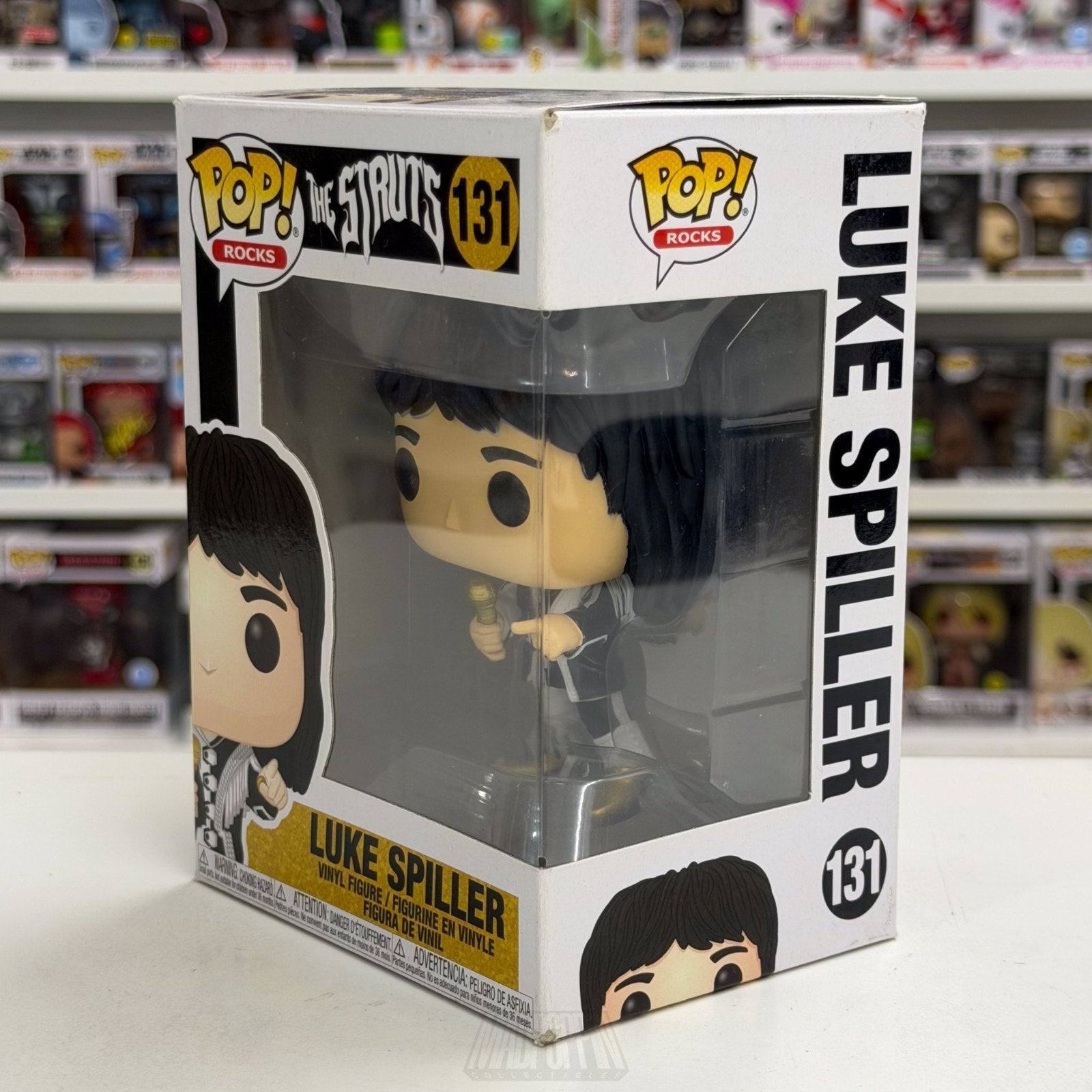 Funko Pop Rocks The Struts Luke Spiller 131 Music Band Glam Toy Vinyl Figure