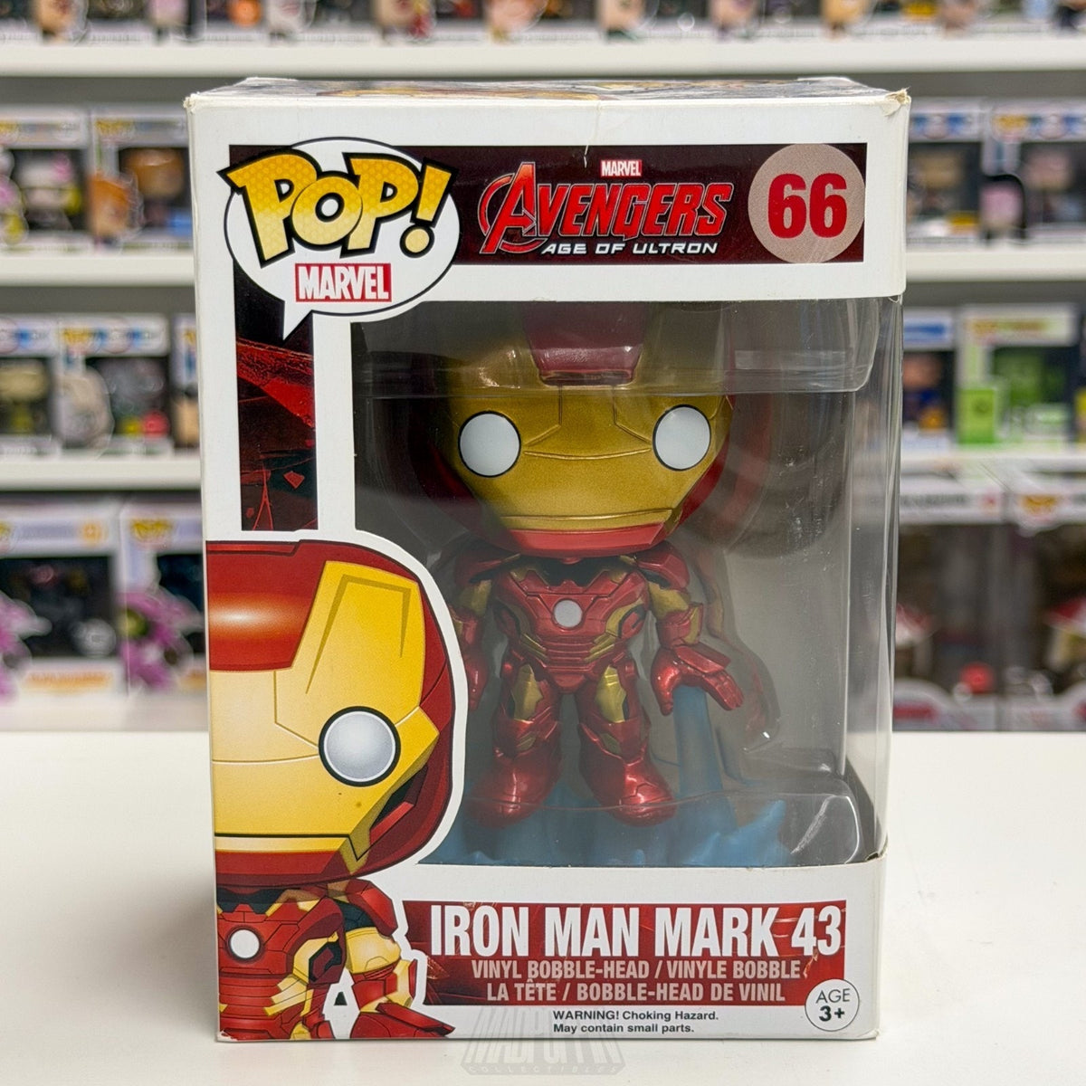 Funko Pop Marvel Avengers Age of Ultron Iron Man Mark 43 Flying 66 Vinyl Figure