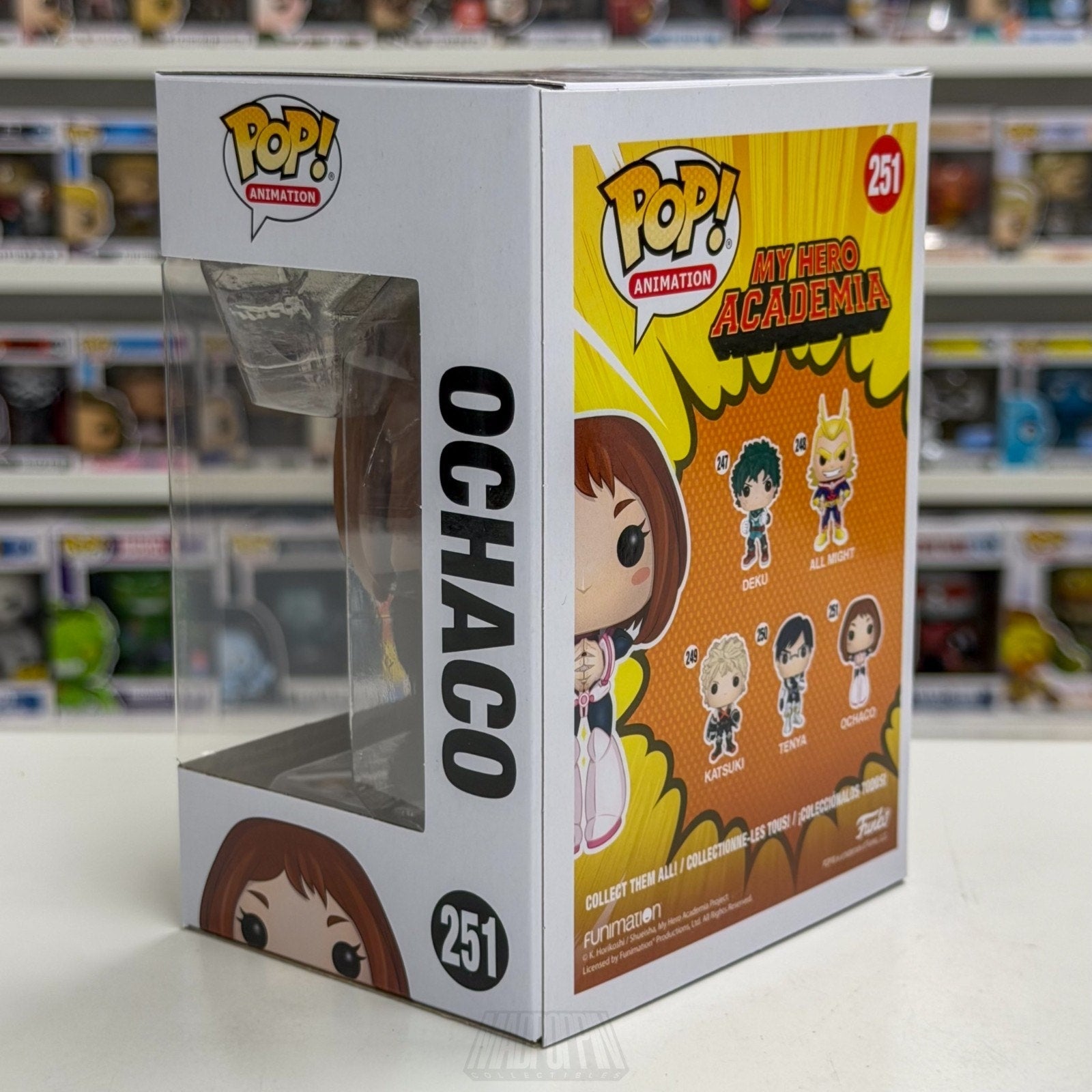 Funko Pop Anime My Hero Academia Ochaco 251 Uravity Japanese Manga Vinyl Figure