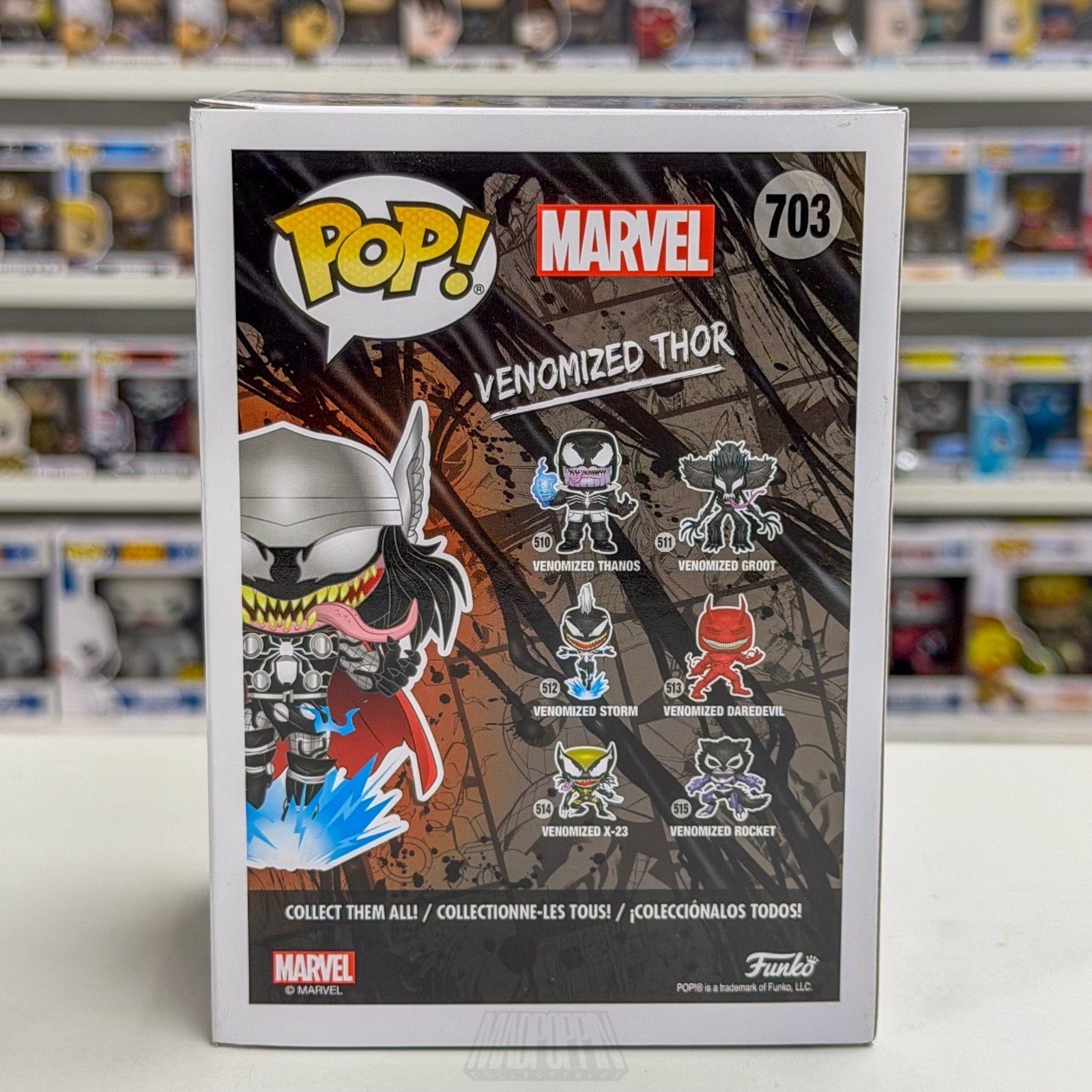 Funko Pop Marvel Venomized Thor Chalice Collectibles 703 Symbiote Vinyl Figure