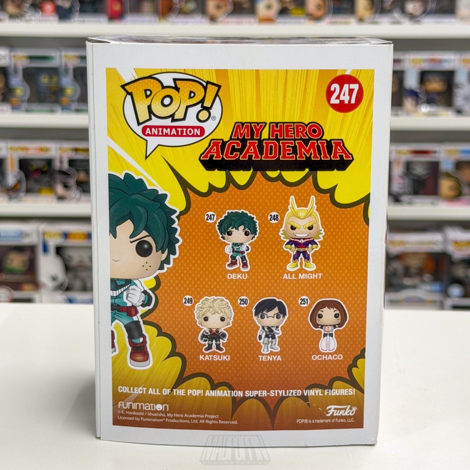 Funko Pop Anime My Hero Academia Deku Izuku Midoriya 247 Japan Manga Toy Figure