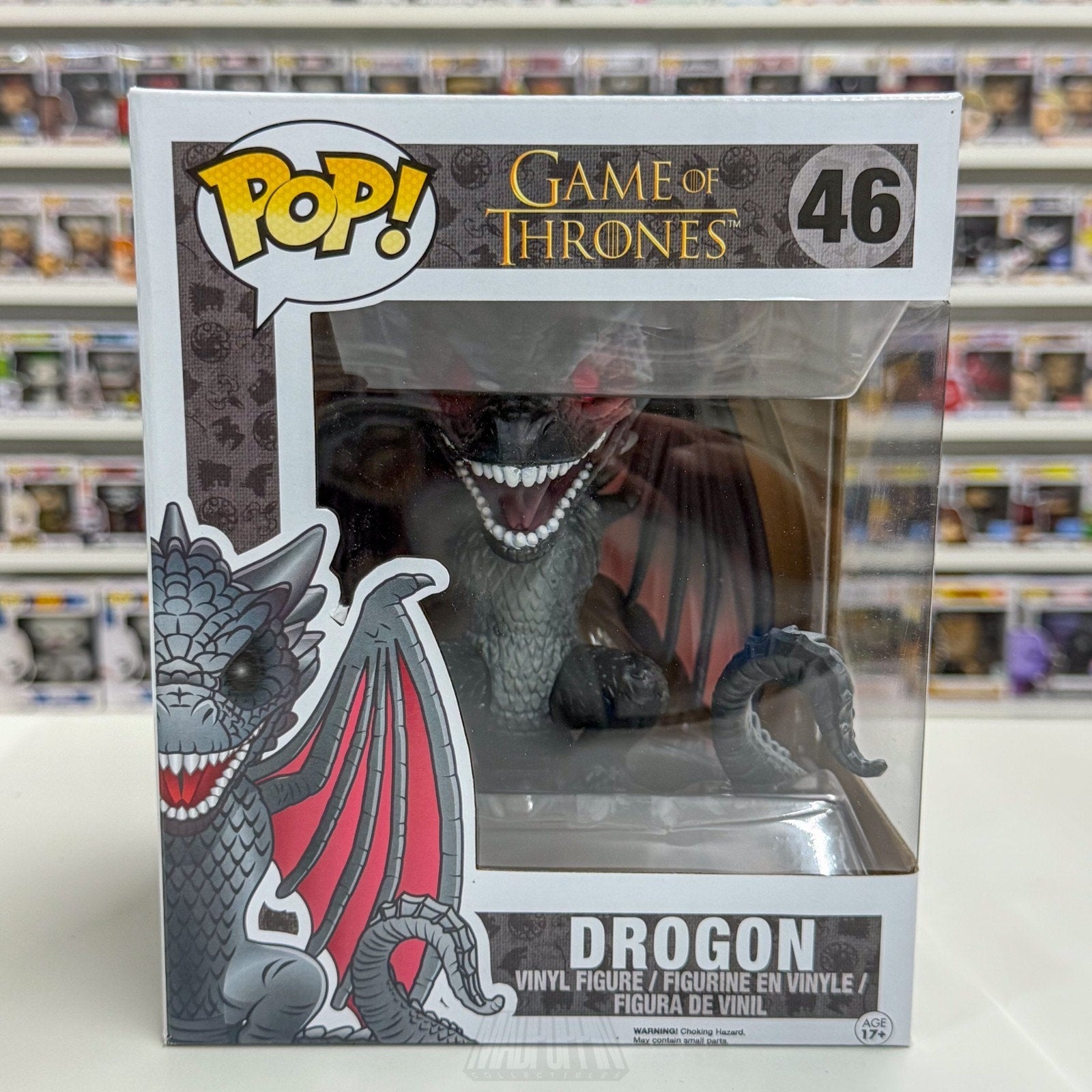 Funko Pop TV HBO Game of Thrones Drogon Red Eyes 6 Inch 46 Dragon Vinyl Figure