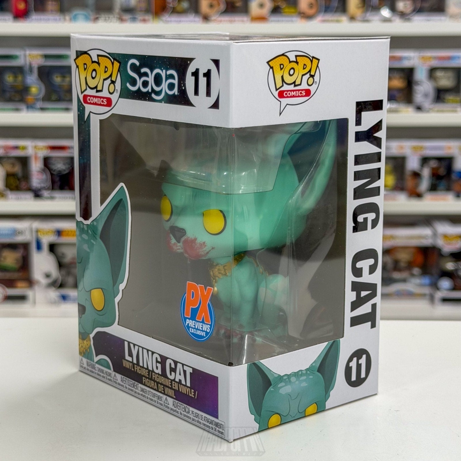 Funko Pop Comics Saga Lying Cat Bloody PX Exclusive 11 Fantasy Toy Vinyl Figure