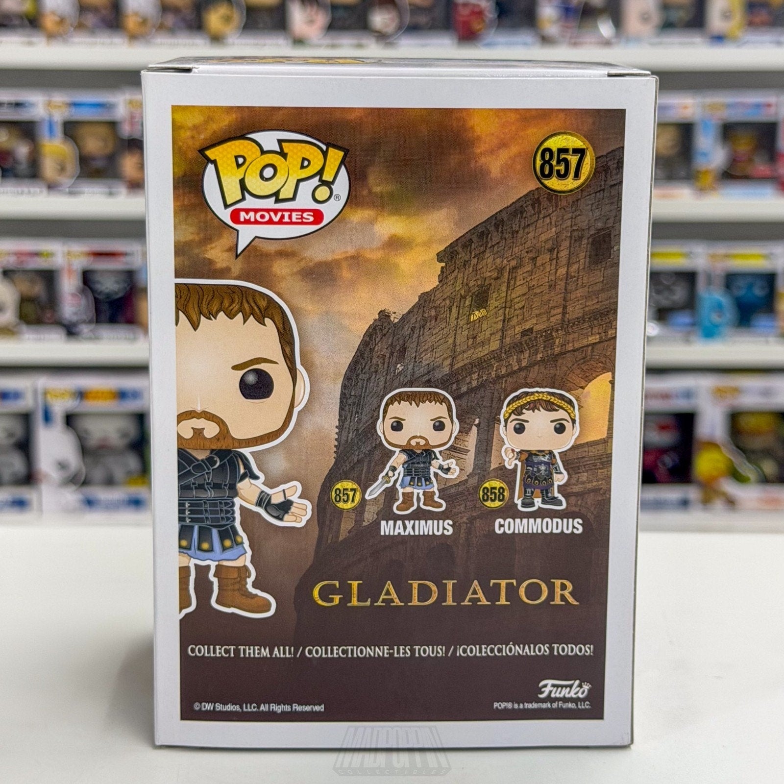 Funko Pop Movies Gladiator Maximus w/Sword 857 Vinyl Figure