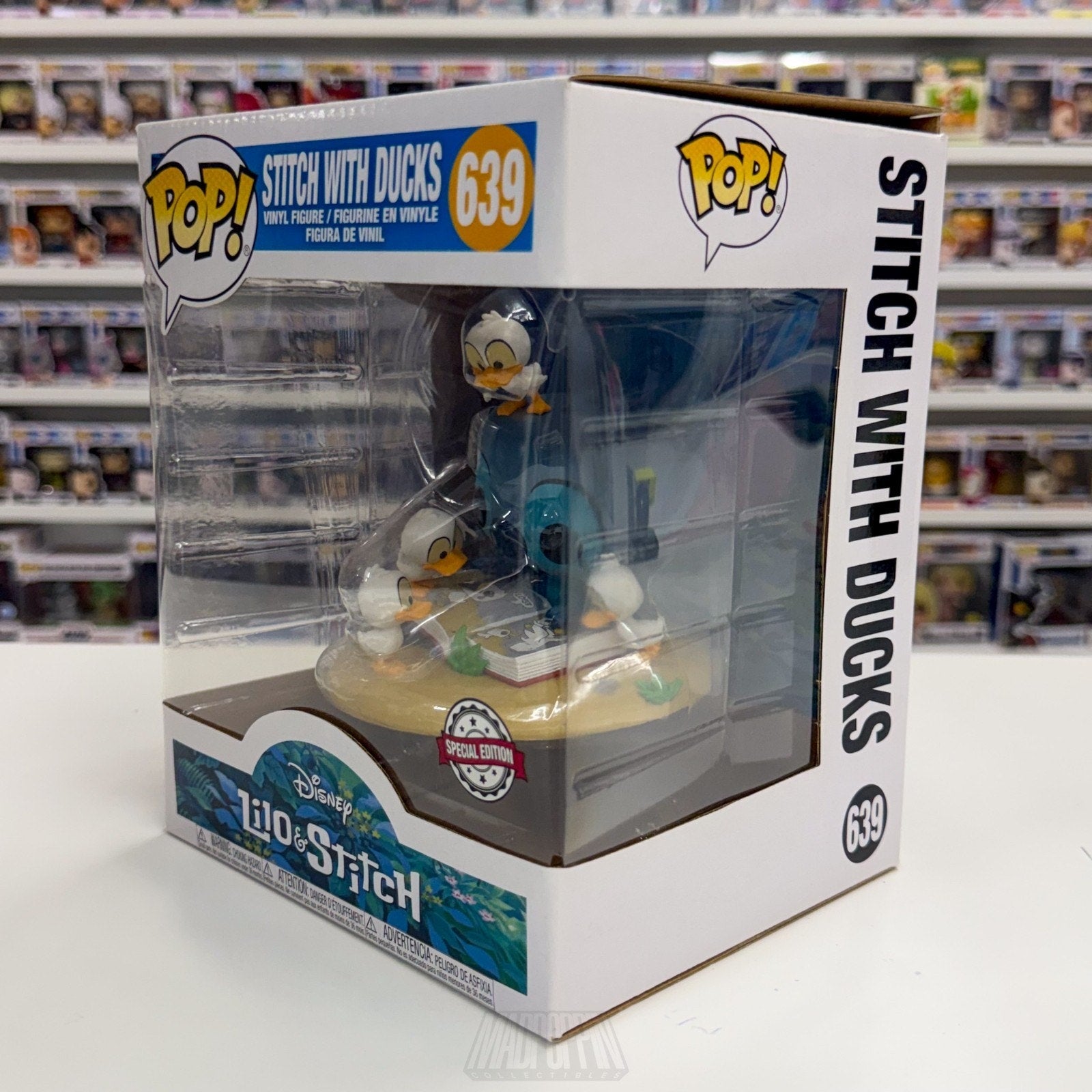 Funko Pop Disney Lilo & Stitch with Ducks Special Edition 639 Toy Vinyl Figure