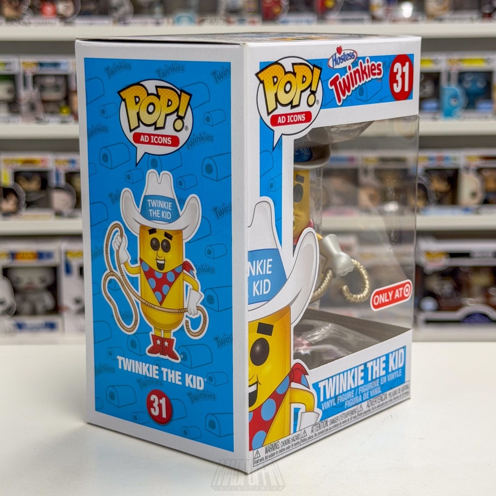 Funko Pop Ad Icons Twinkie the Kid Metallic Target 31 Snack Mascot Vinyl Figure