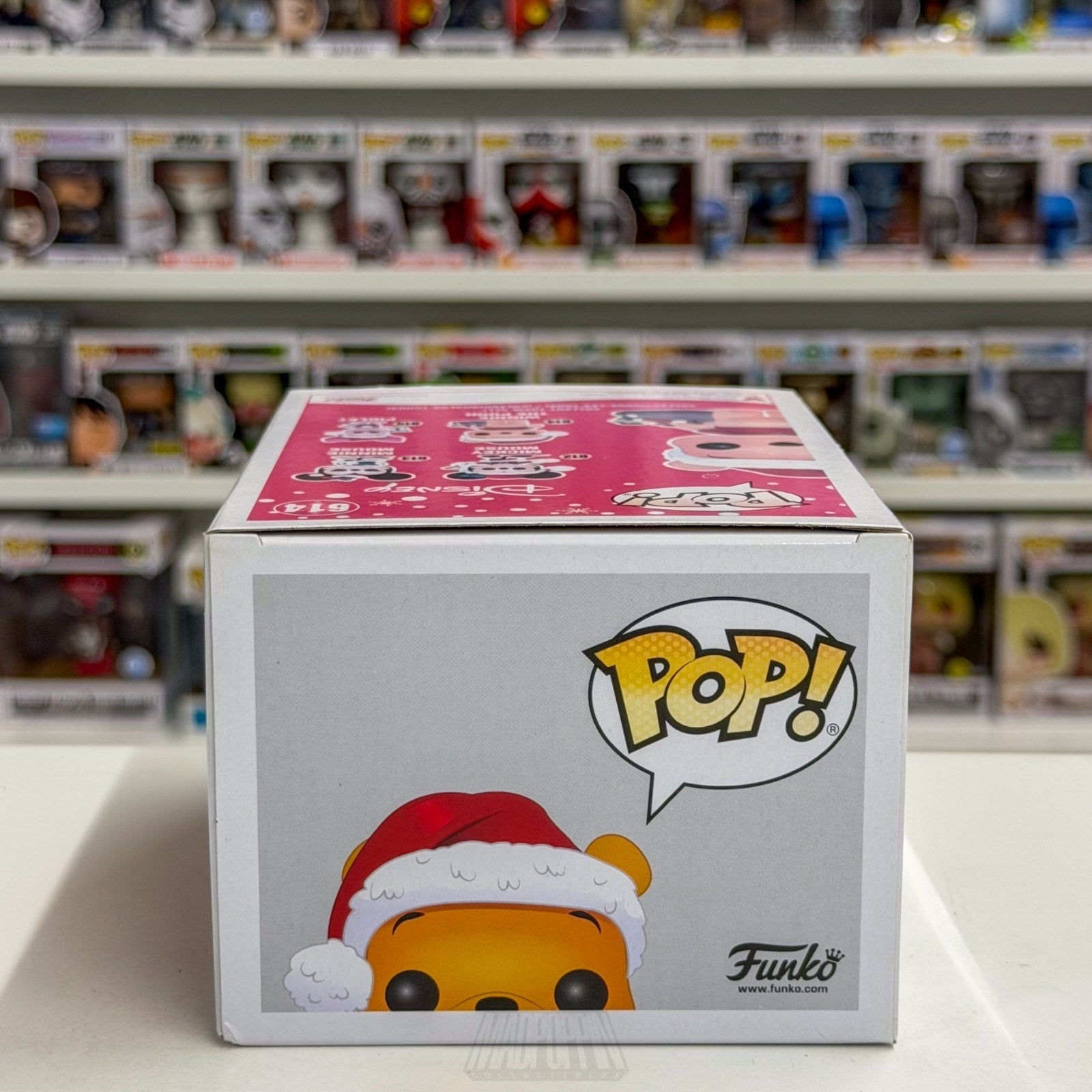 Funko Pop Disney Winnie the Pooh Santa Diamond Hot Topic 614 Bear Vinyl Figure