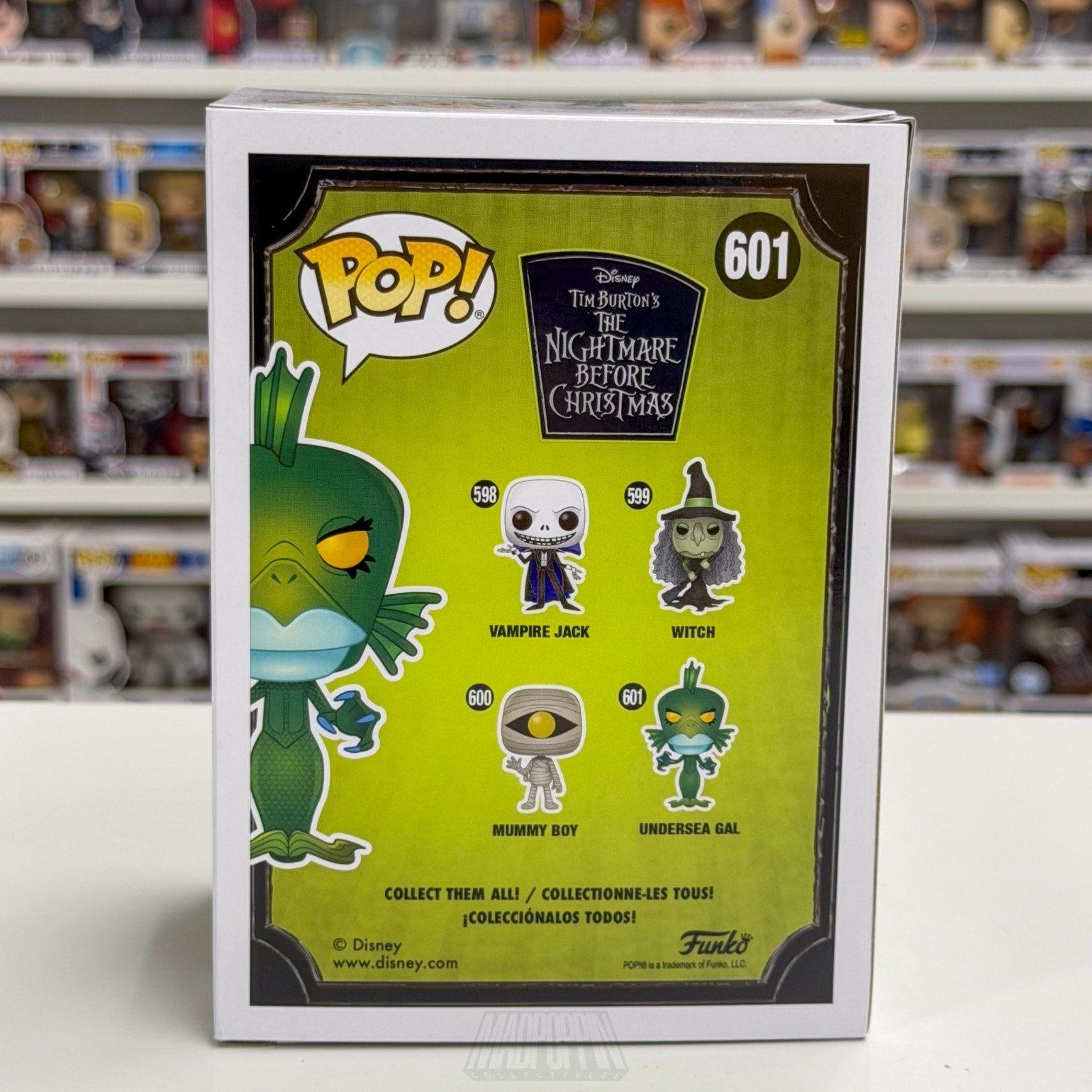 Funko Pop Disney Nightmare Before Christmas NBC Undersea Gal 601 Vinyl Figure