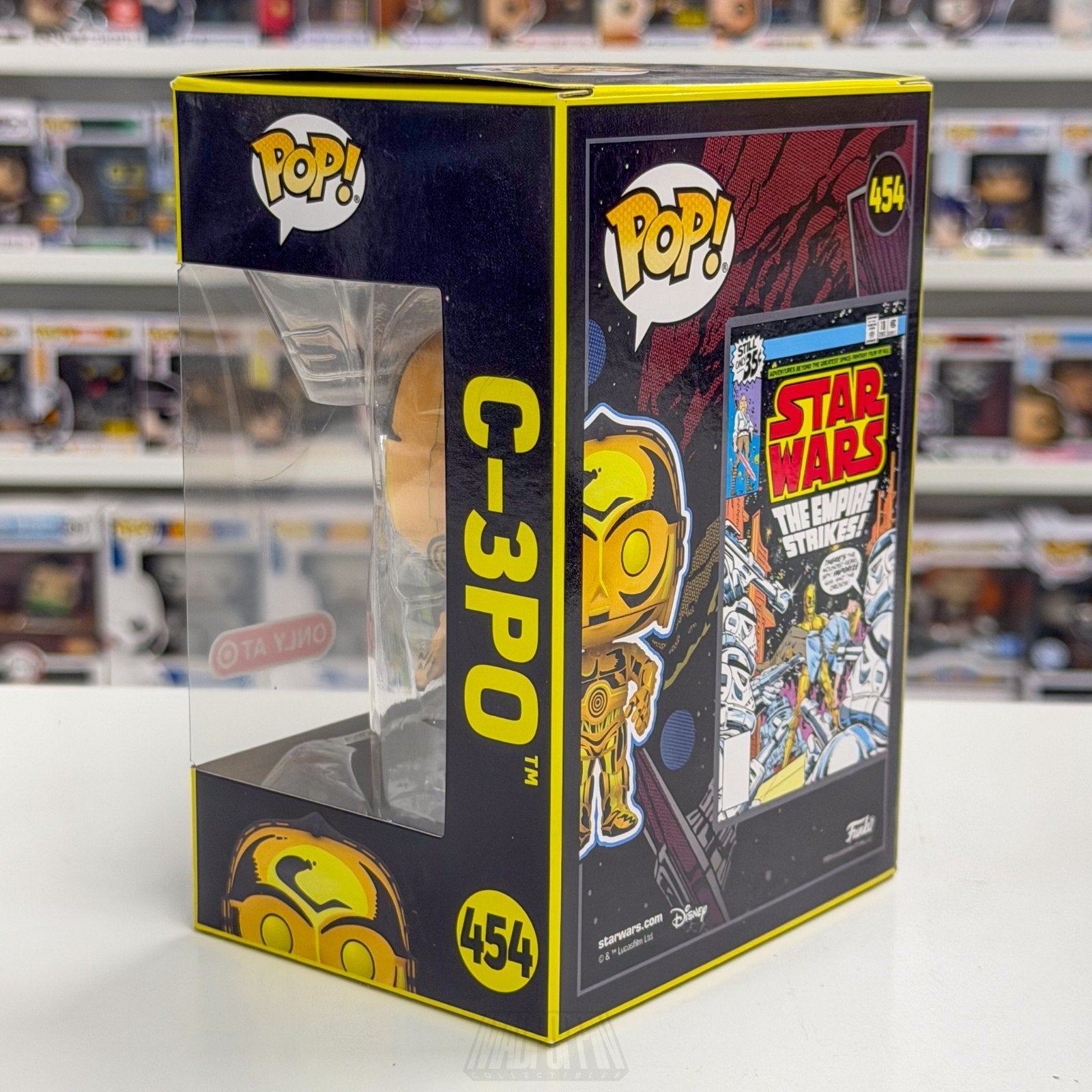 Funko Pop Star Wars C-3PO Retro Target 454 Gold Protocol Droid Toy Vinyl Figure